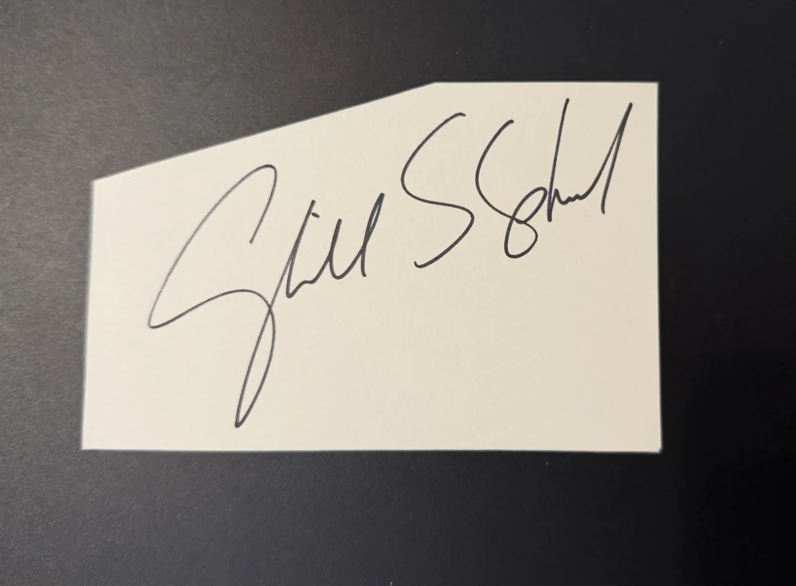 Cybill Shepherd Signed Autograph Cut Page Clean Signature Actress, image 2