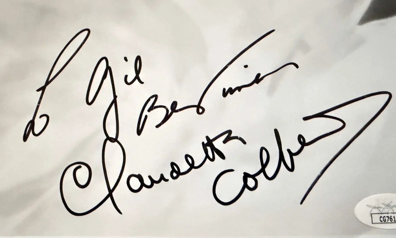 CLAUDETTE COLBERT ~ Signed/Autographed 8x10 Photo ~ JSA CG76164, image 2