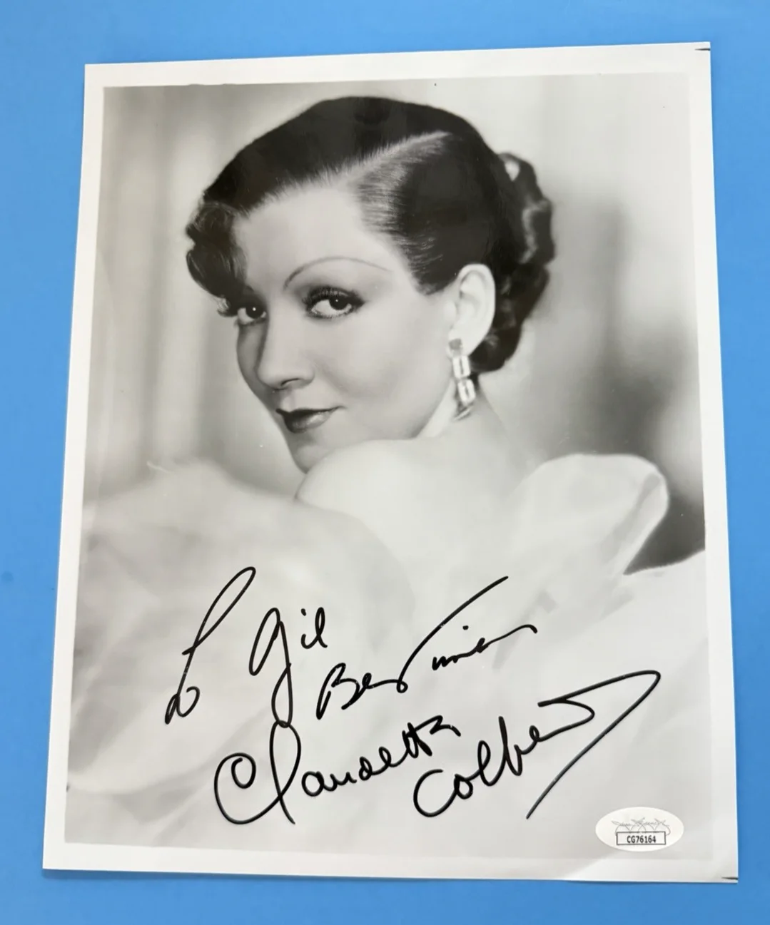 CLAUDETTE COLBERT ~ Signed/Autographed 8x10 Photo ~ JSA CG76164, image 3