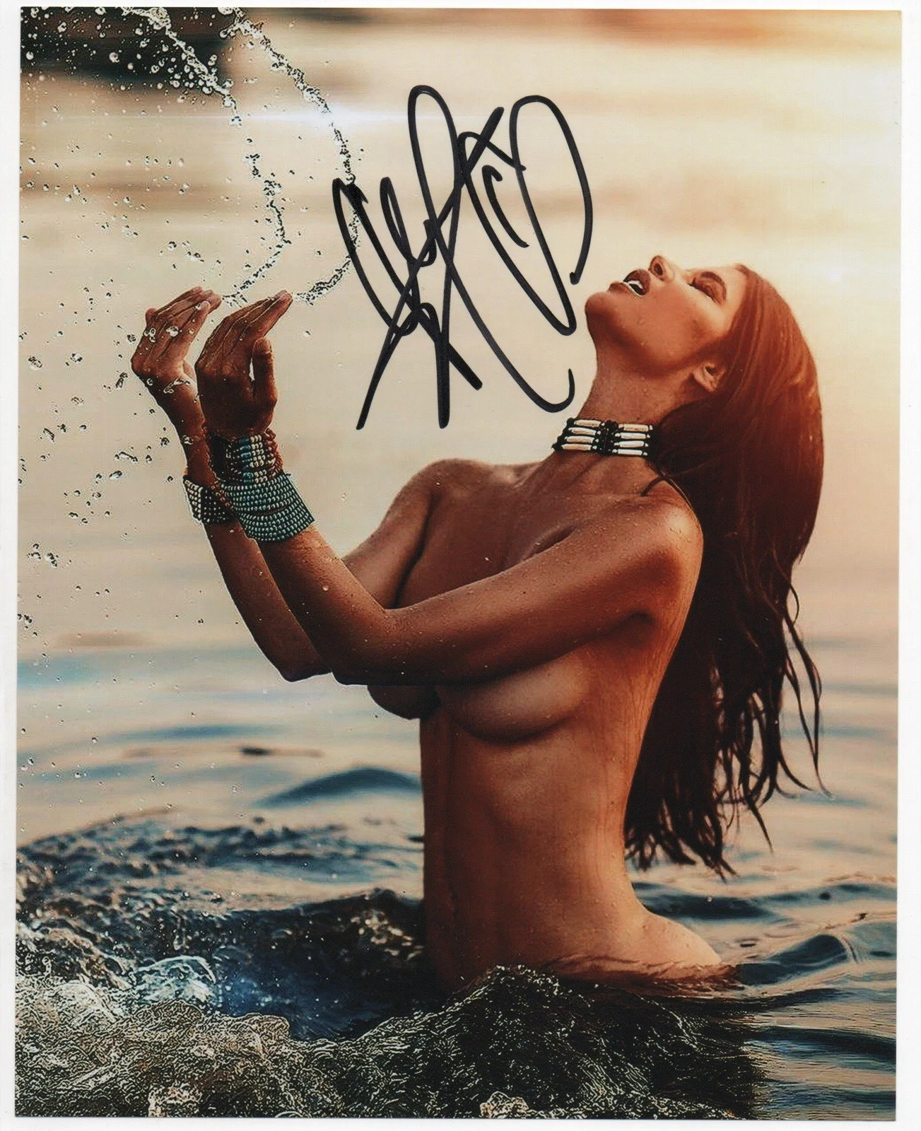 Micaela Schafer — Micaela Schafer signed autograph 8x10 Photo No COA Pass BAS PSA JSA Hot Sexy