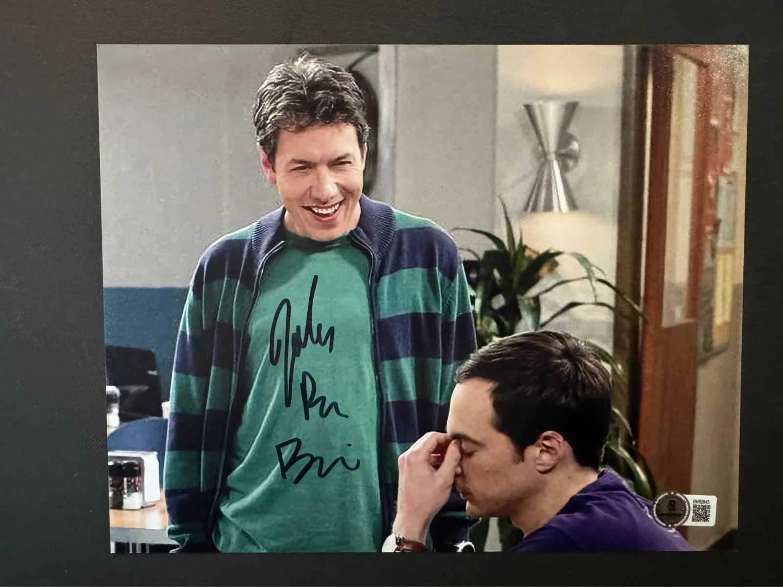 John Ross Bowie — John Ross Bowie autographed signed Big Bang Theory 8x10 photo Beckett BAS coa