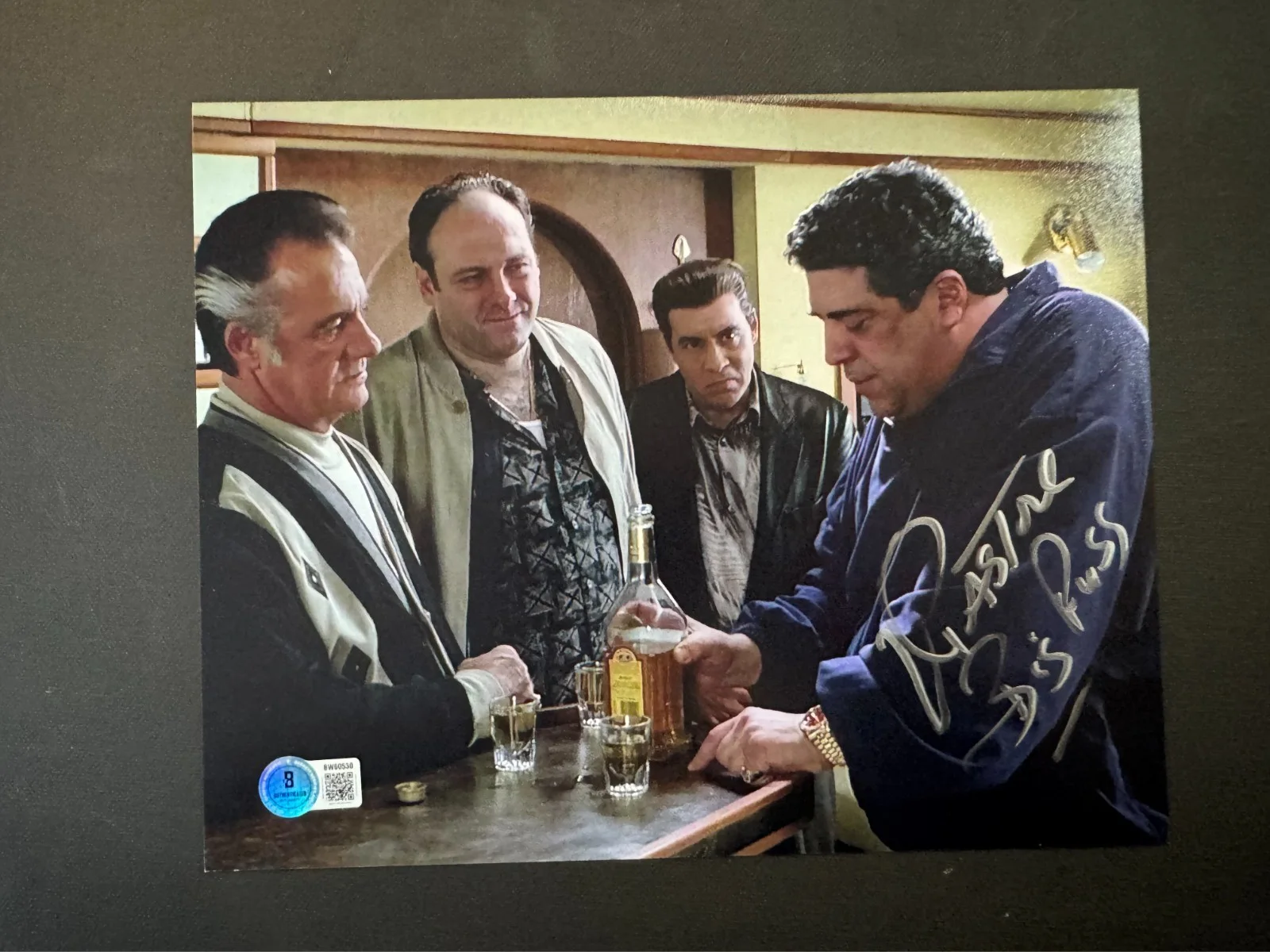 Vincent Pastore — Vincent Pastore Rare! signed autographed Sopranos Puss 8x10 photo Beckett BAS