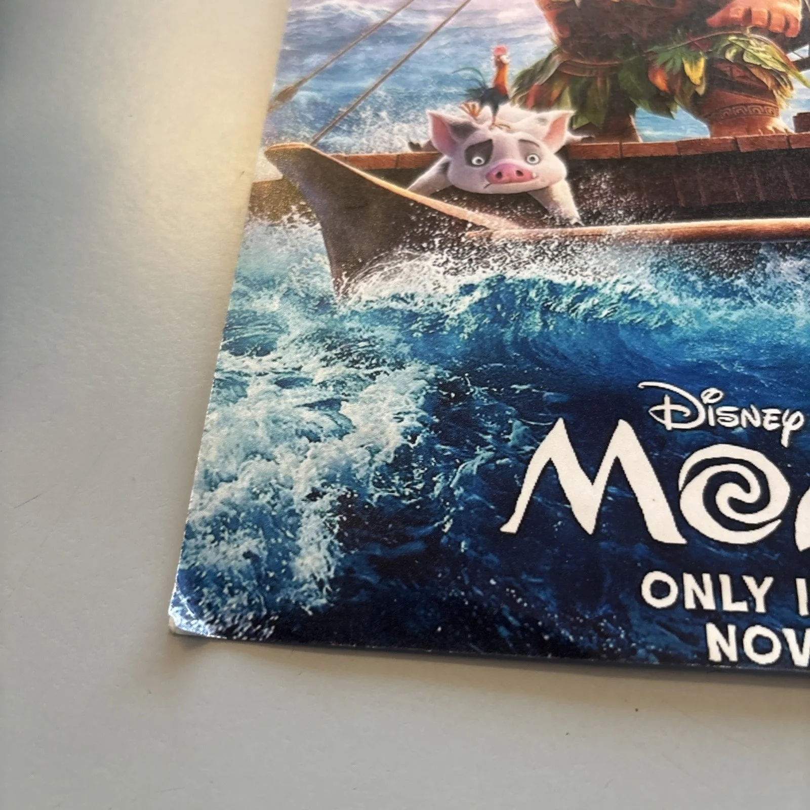 Auli'i Cravalho — Auli'i Cravalho SIGNED Moana 2 8.5x11 Poster, image 3