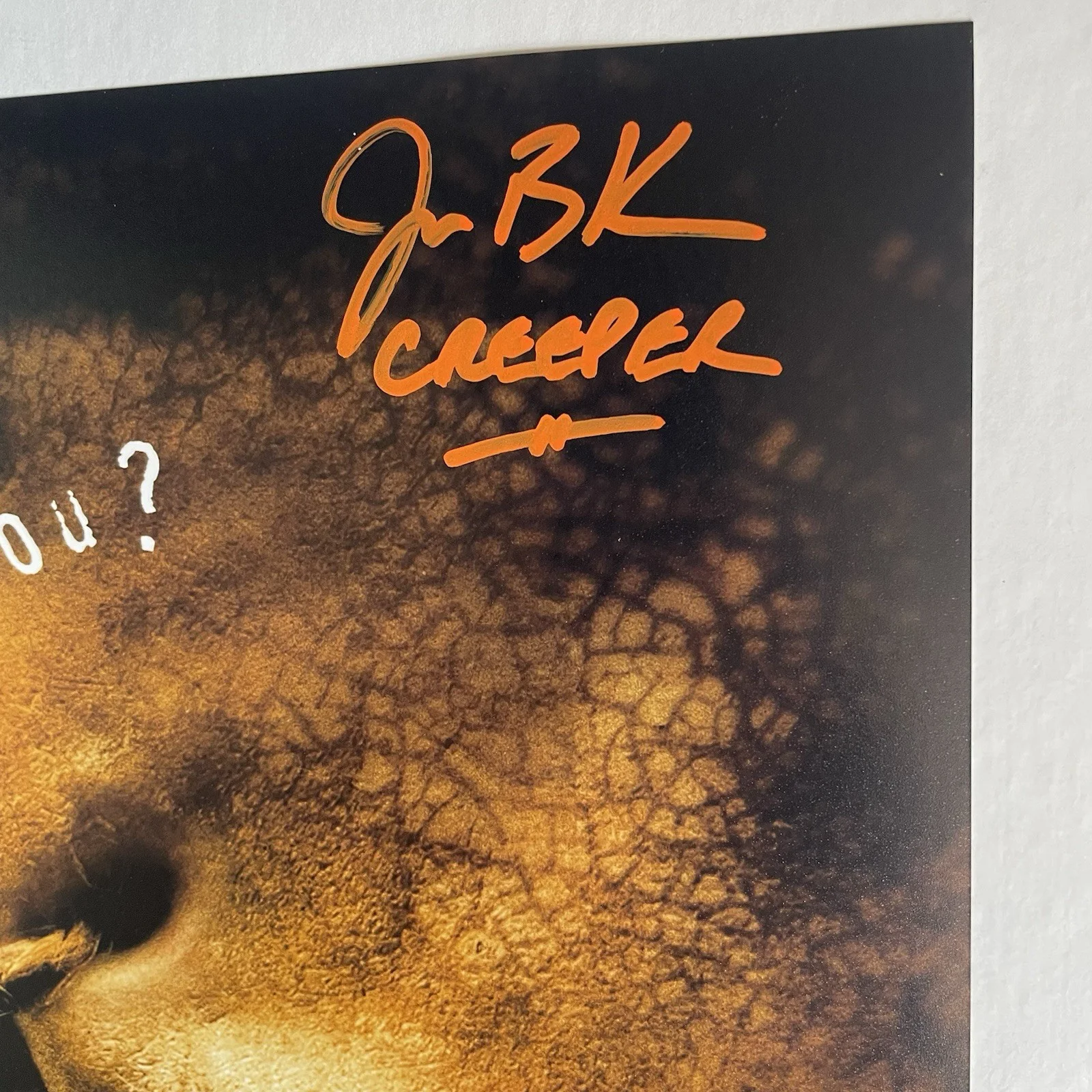 Jonathan Breck, Gina Philips — Jonathan Breck & Gina Philips signed Jeepers Creepers 11x17 photo BECKETT COA, изображение 3