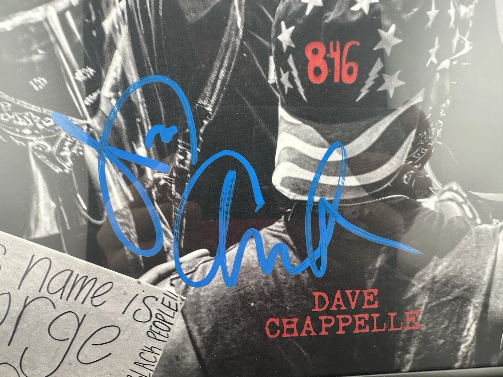 Dave Chappelle Signed 8:46 Vinyl Record Stand Up Comedy Special LEGEND JSA, image 2