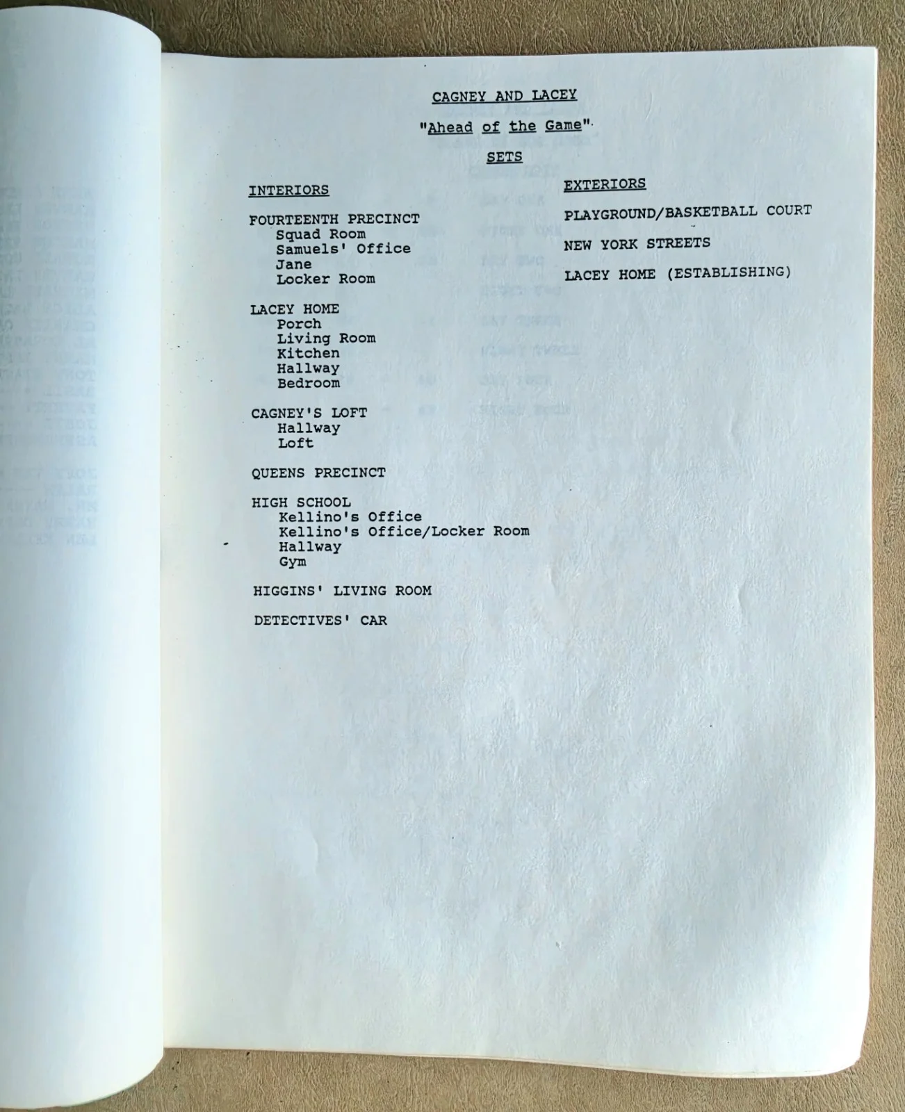 Sharon Glass, Tyne Daly — Cagney & Lacey Signed Script 1986 Sharon Glass, Tyne Daly, Al Waxman Orion TV, image 4