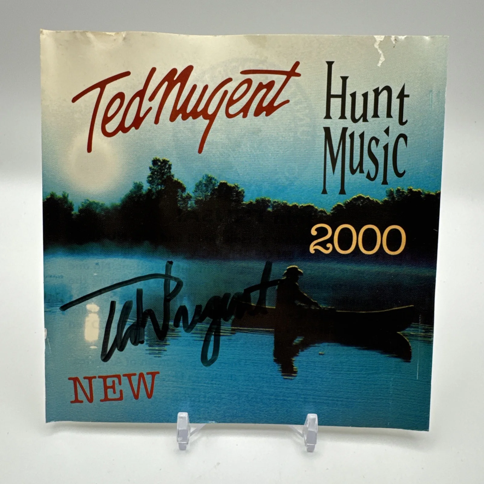 Ted Nugent Signed “Hunt Music” CD Case – Autographed – No Disc / No COA, image 4