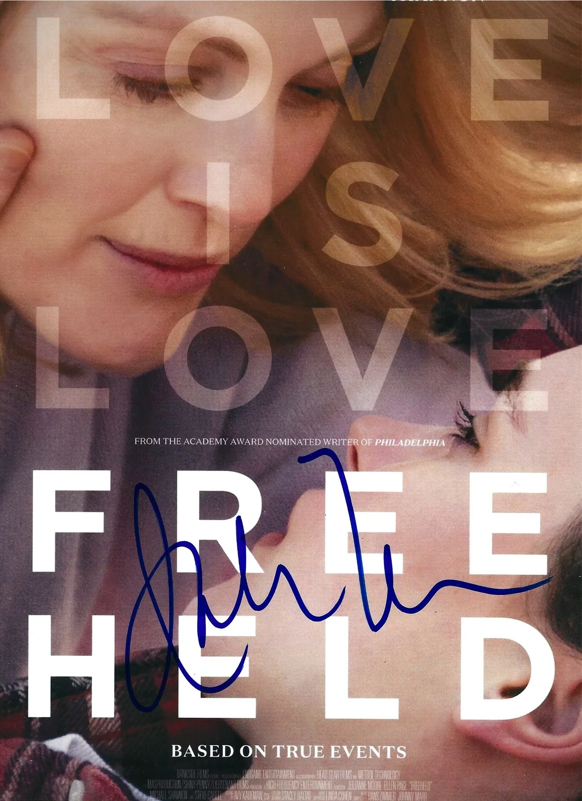Julianne Moore — Julianne Moore signed Freeheld 8x10 photo In Person. Big Lebowski