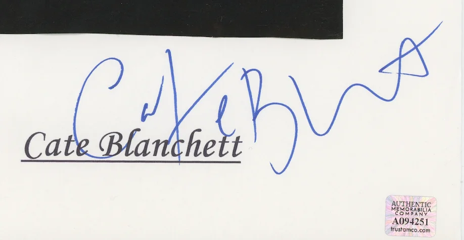 Cate Blanchett Lord Of The Rings Autographed Signed Magazine Photo COA 28752, изображение 2