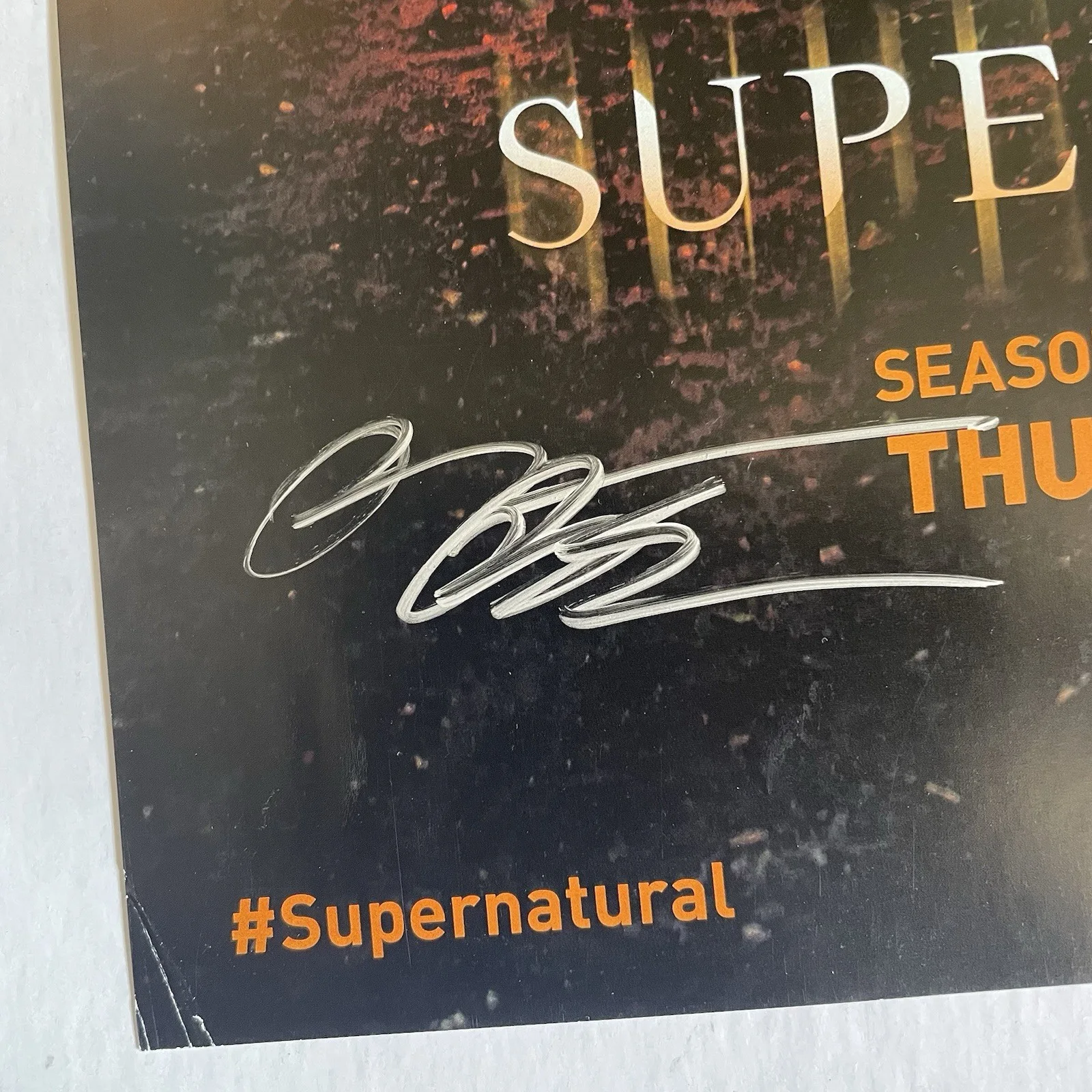 Supernatural Cast — Supernatural CAST SIGNED x5 PHOTO SDCC COMIC CON Ackles Padalecki Collins SWAU, image 2