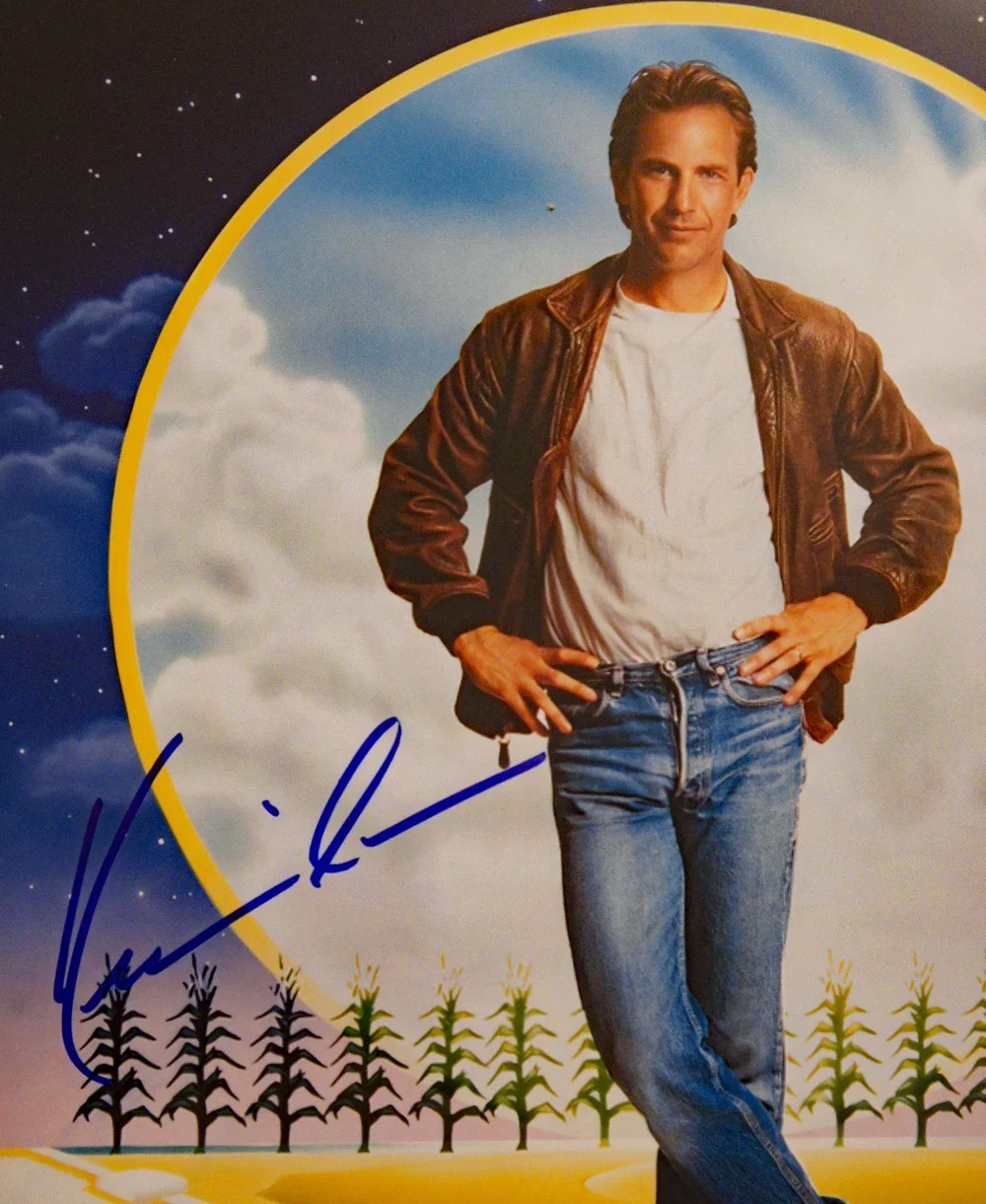 Kevin Costner — KEVIN COSTNER SIGNED Huge Field of dreams Poster direct from & certified by SWAU, изображение 3
