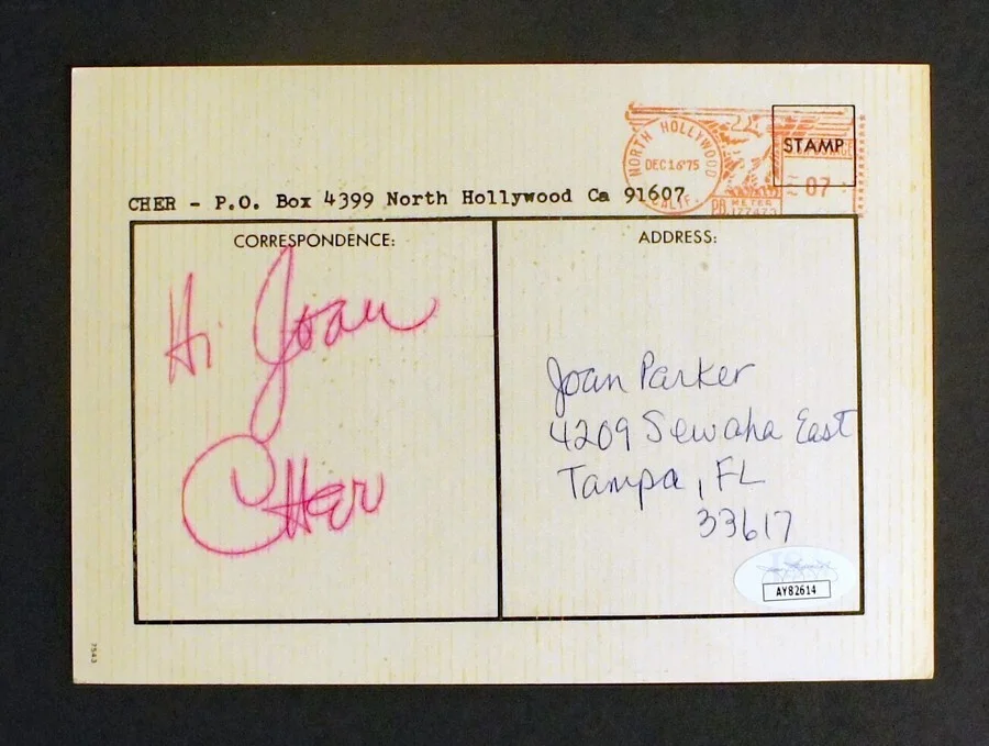 Cher — CHER SIGNED / AUTOGRAPHED - JSA Certified! - 5x7 Photo / Postcard!, image 3