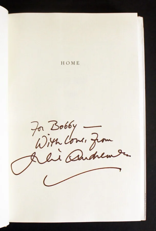 Julie Andrews — JULIE ANDREWS SIGNED Autobiography - Home: A Memoir - 1st/1st with JSA sticker!, image 3