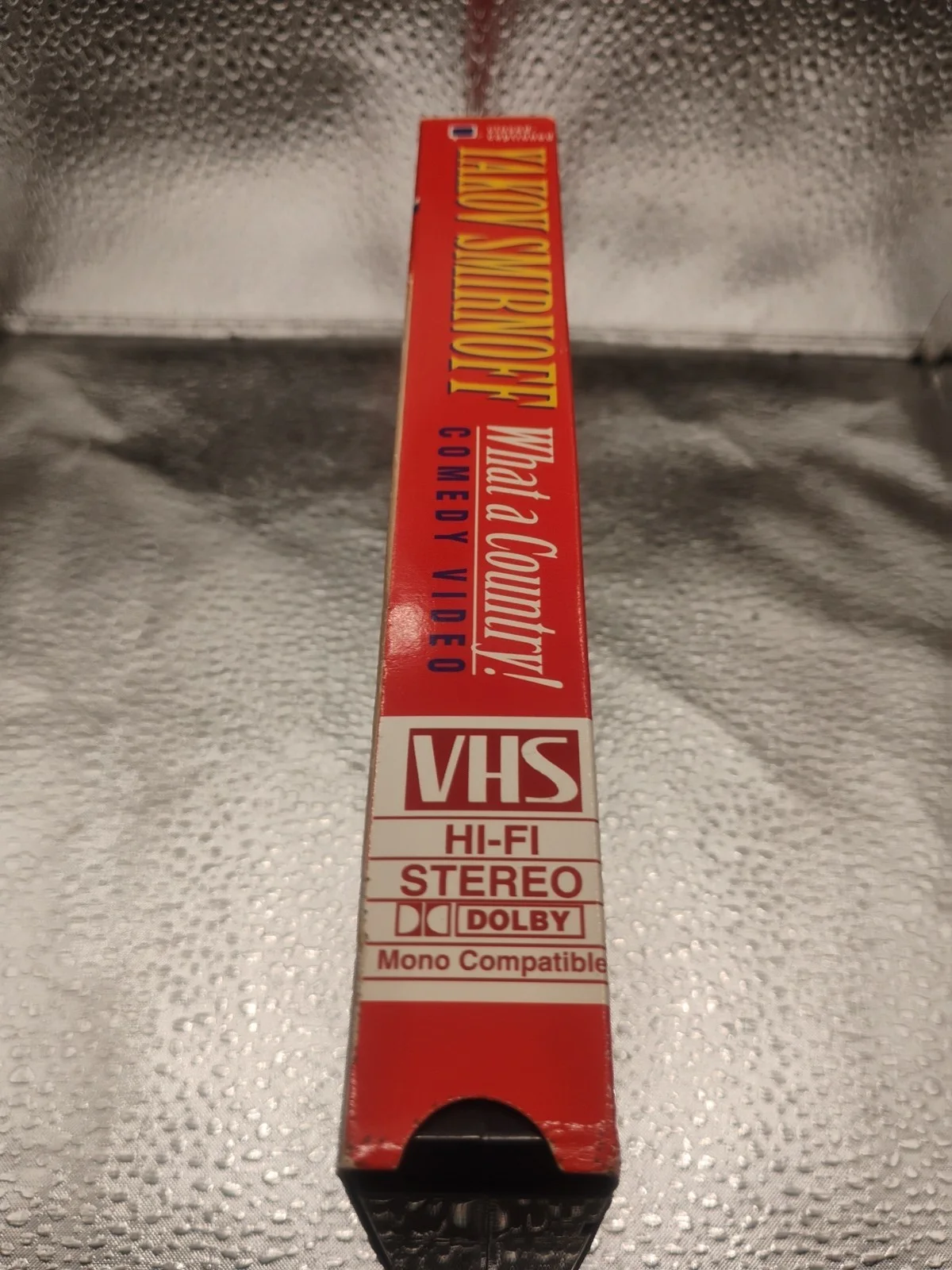 Yakov Smirnoff, "What a Country", Hand Signed Autographed VHS Tape Cover, image 3