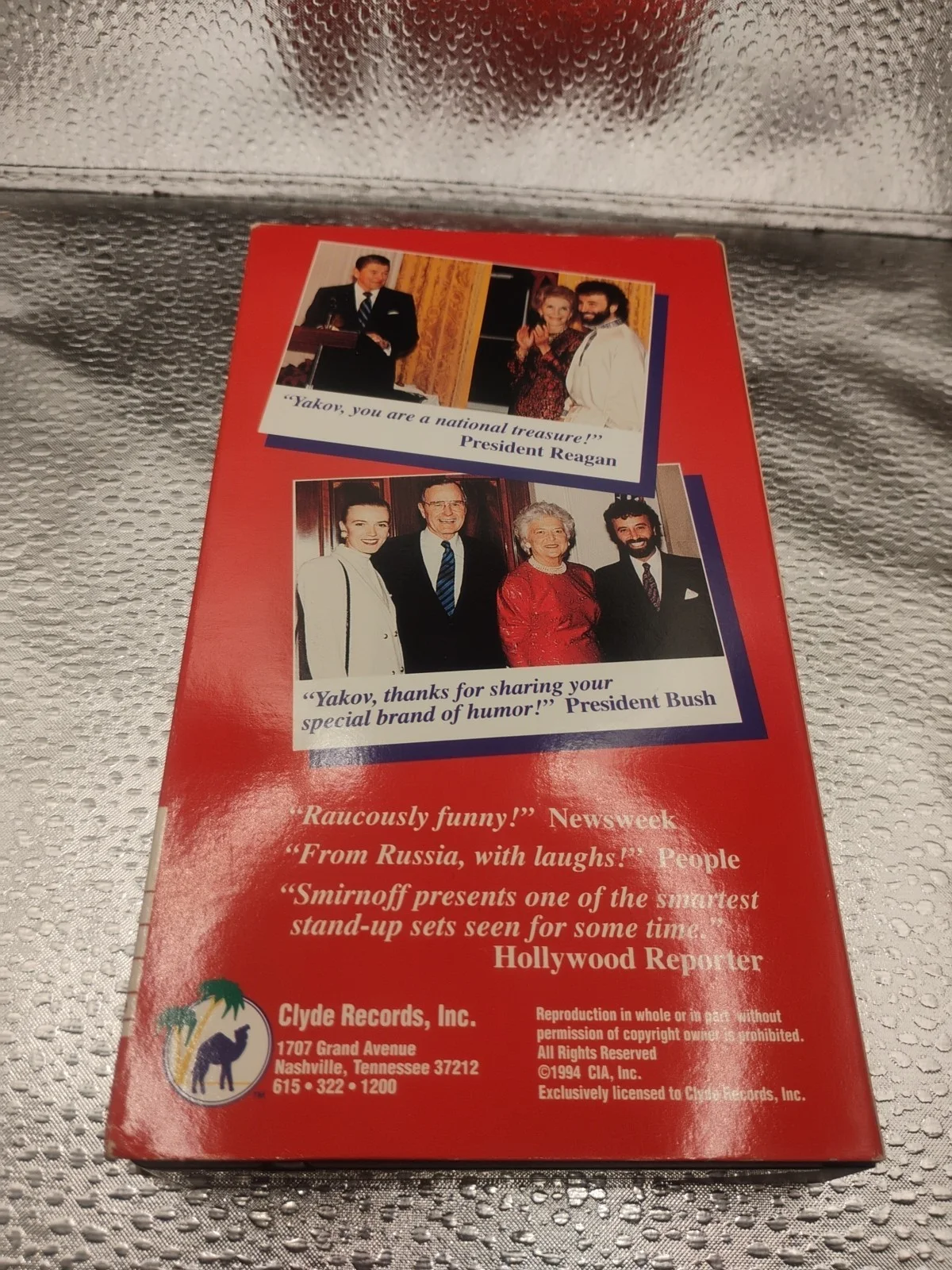 Yakov Smirnoff, "What a Country", Hand Signed Autographed VHS Tape Cover, image 4