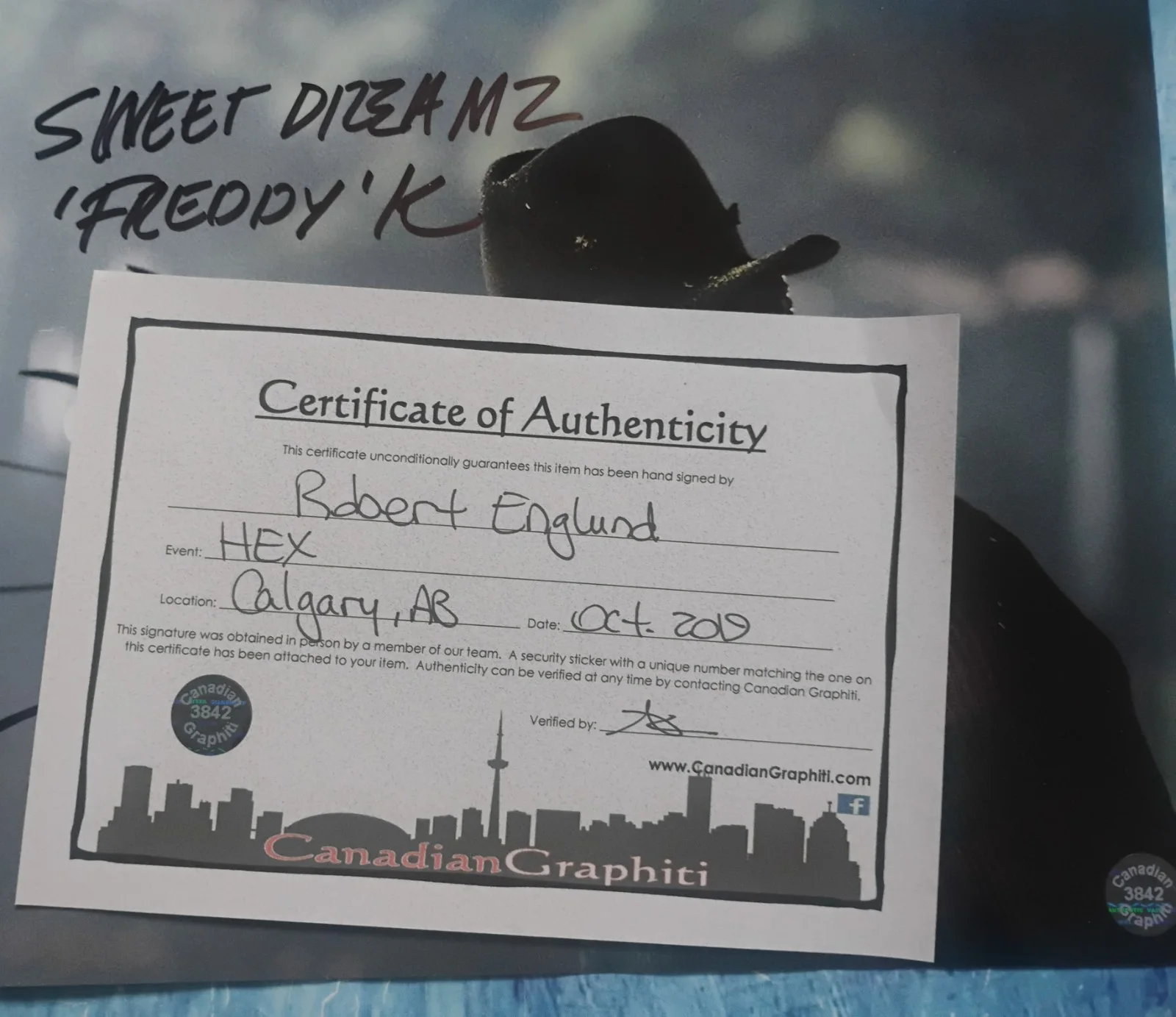 Robert Englund Hand Signed 8x10 Photo COA Nightmare On Elm St NO US TARIFFS, image 5