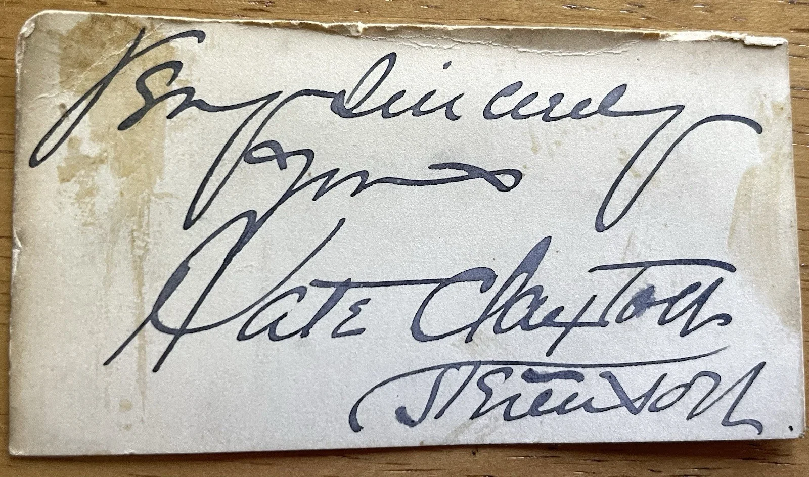 Kate Claxton — Stage Actress Kate Claxton Autograph, image 2