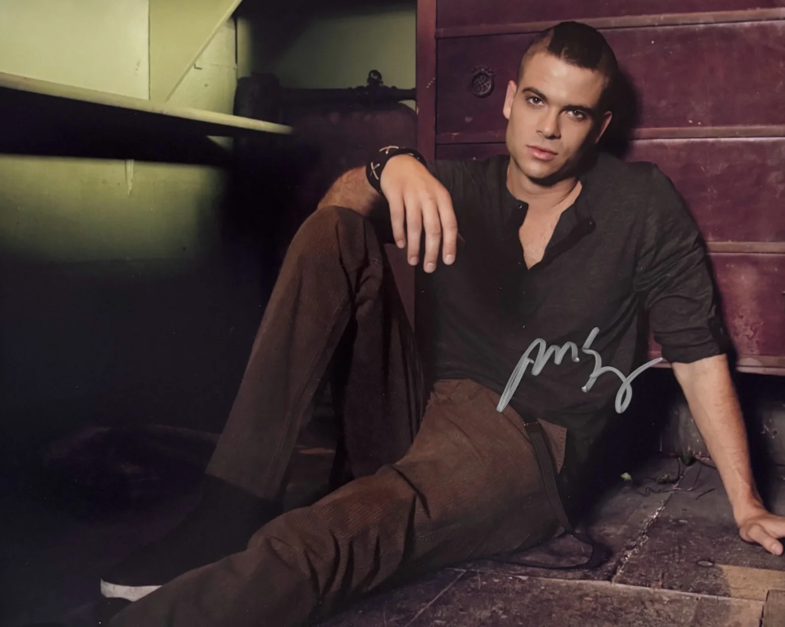 Mark Salling — Mark Salling Original Autographed 8X10 photo - Glee! Actor/Singer, image 2