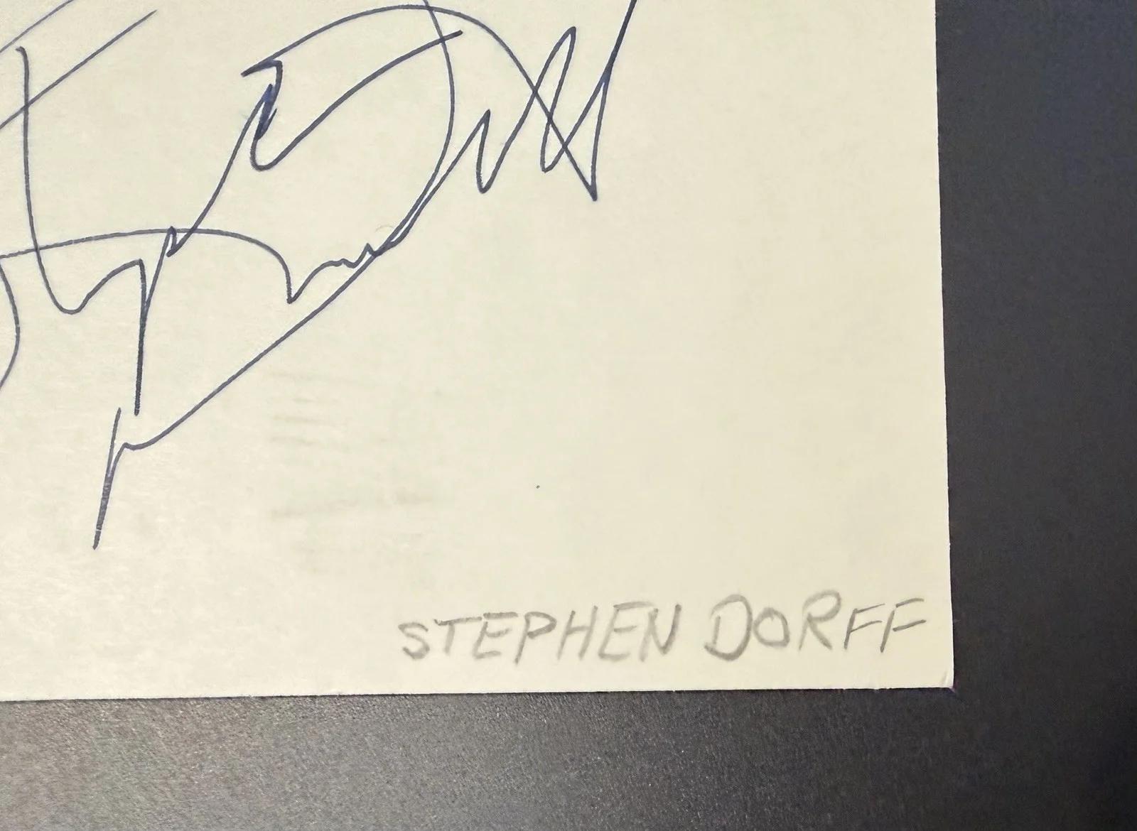 Stephen Dorff Signed Autograph 3x5 Cut Card Blade True Detective, image 2