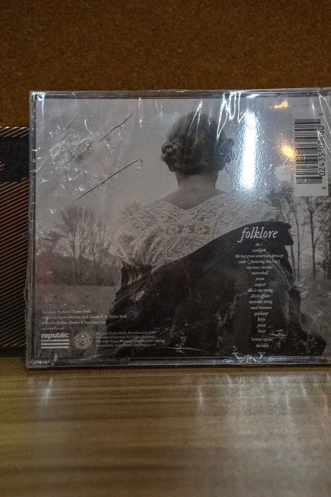 Taylor Swift Autographed Folklore CD Signed Sealed x2, image 5