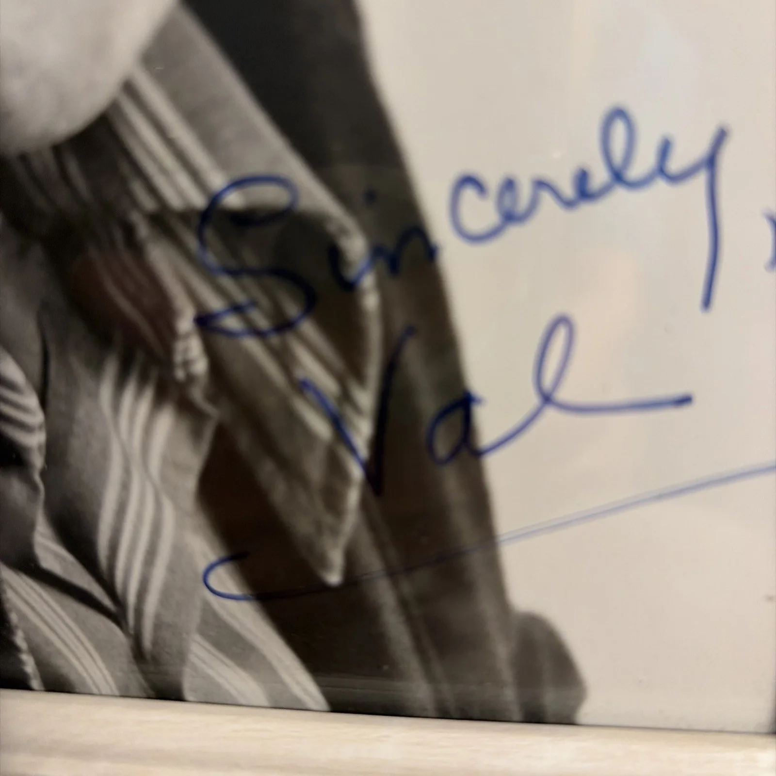 Val Dufour — Val Dufour Signed Framed 8x10 Photo, image 2