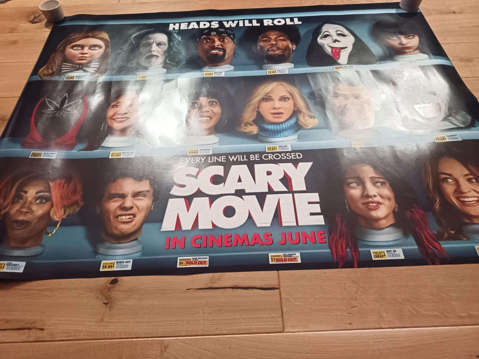 Scary Movie 2026 UK Cinema Quad Poster 30"x40" Double Sided, изображение 2