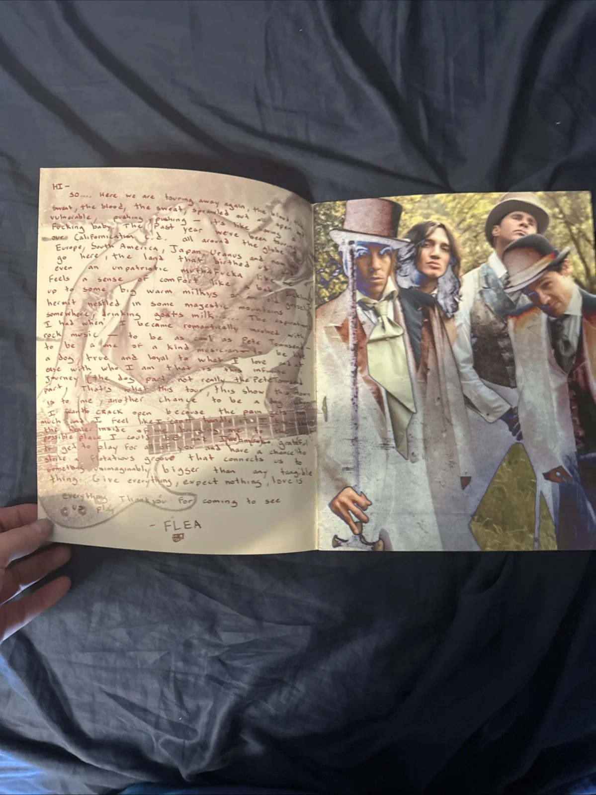 RED HOT CHILI PEPPERS-Full Band Signed CALIFORNICATION Concert Program, изображение 3