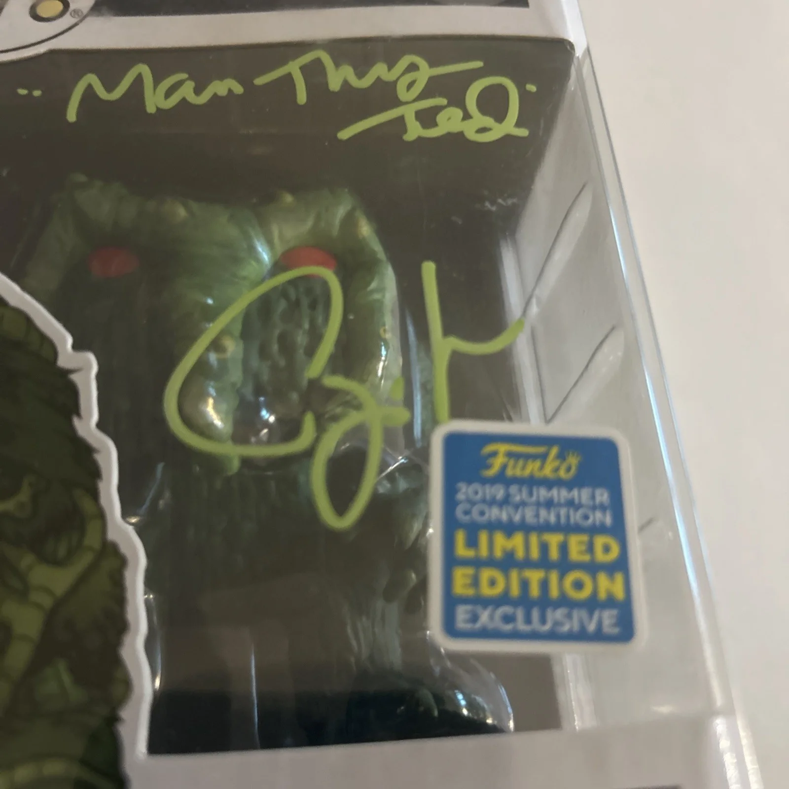 Carey Jones — Funko Pop! Man Thing #492 - Autographed by Carey Jones - Werewolf by Night, image 3