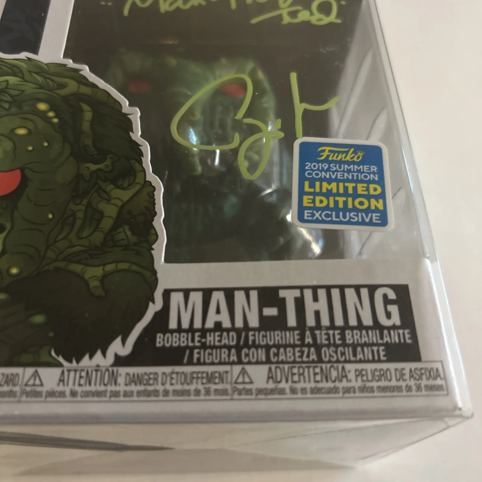Carey Jones — Funko Pop! Man Thing #492 - Autographed by Carey Jones - Werewolf by Night, image 4