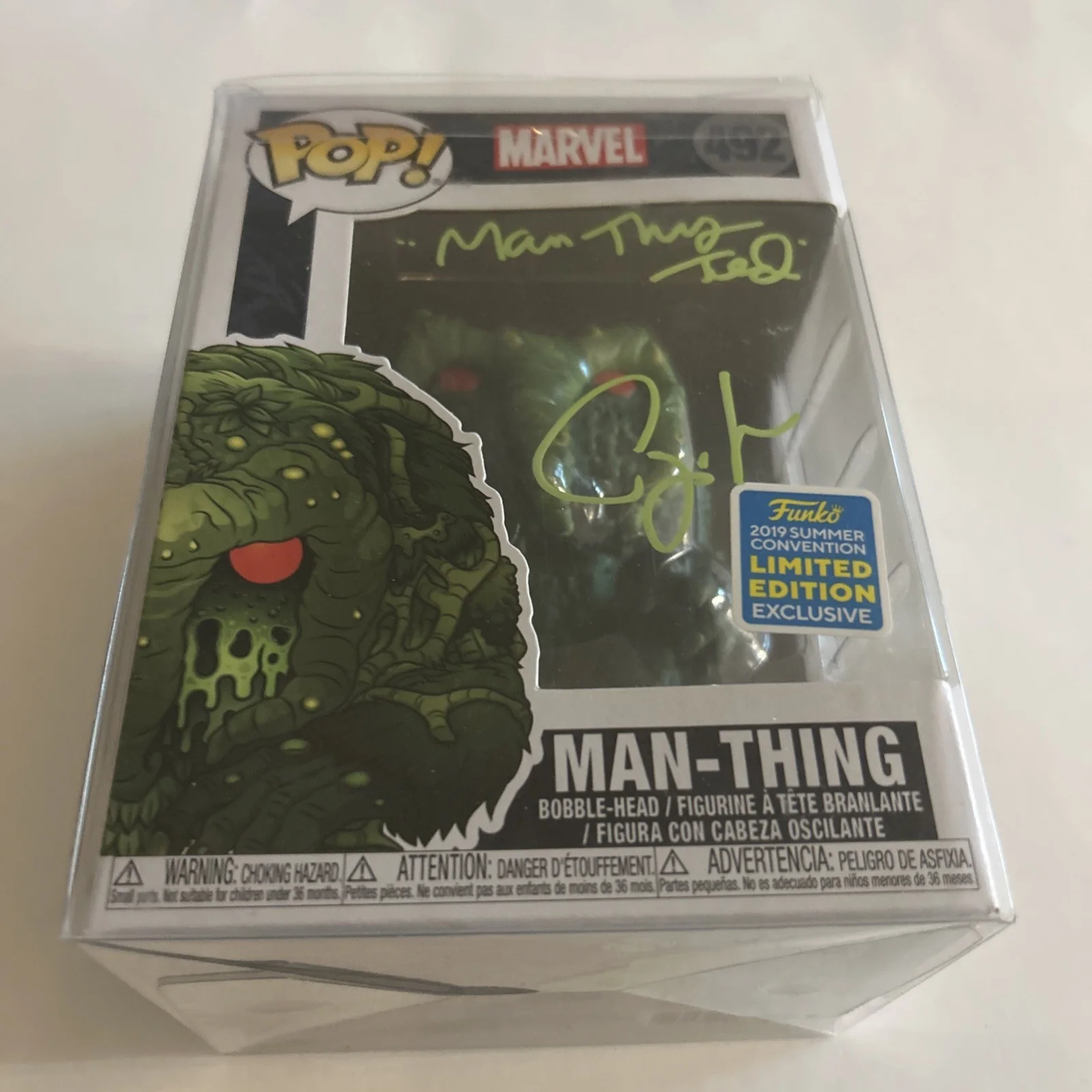 Carey Jones — Funko Pop! Man Thing #492 - Autographed by Carey Jones - Werewolf by Night, image 5