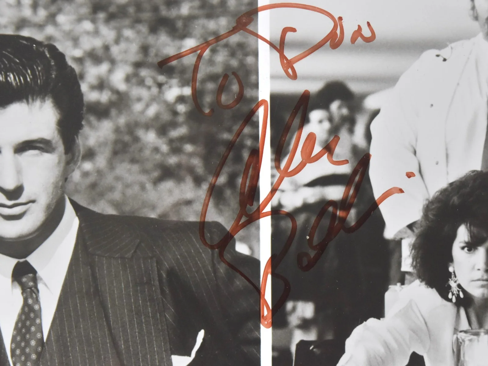 Alec Baldwin "Married to The Mob" Hand Signed Photo 10"X8", image 2