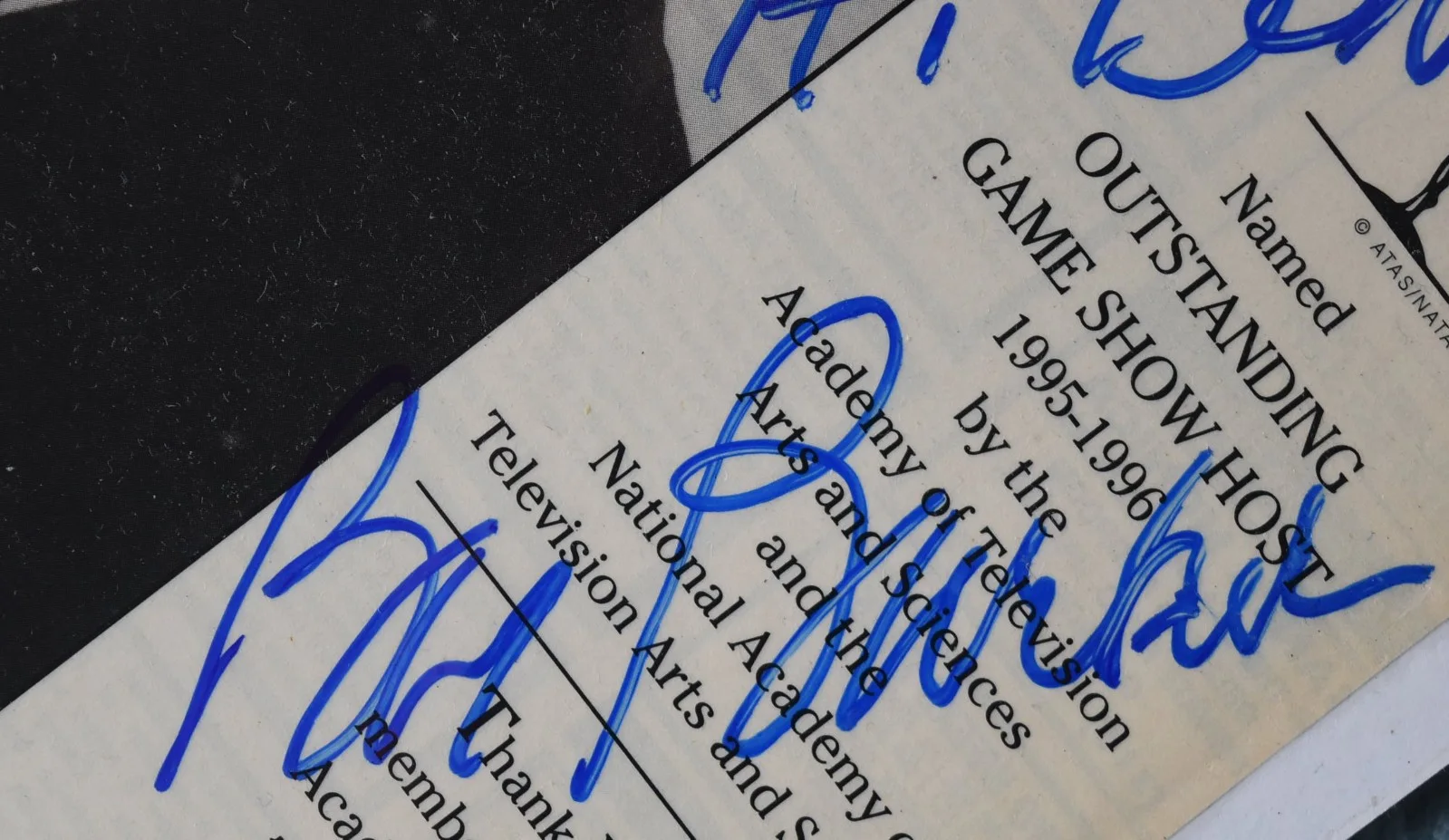 Bob Barker Hand Signed Paper, image 2