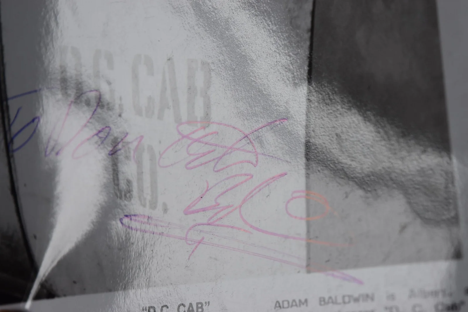 Adam Baldwin "D. C. Cab" Hand Signed Photo 8"X10", image 3
