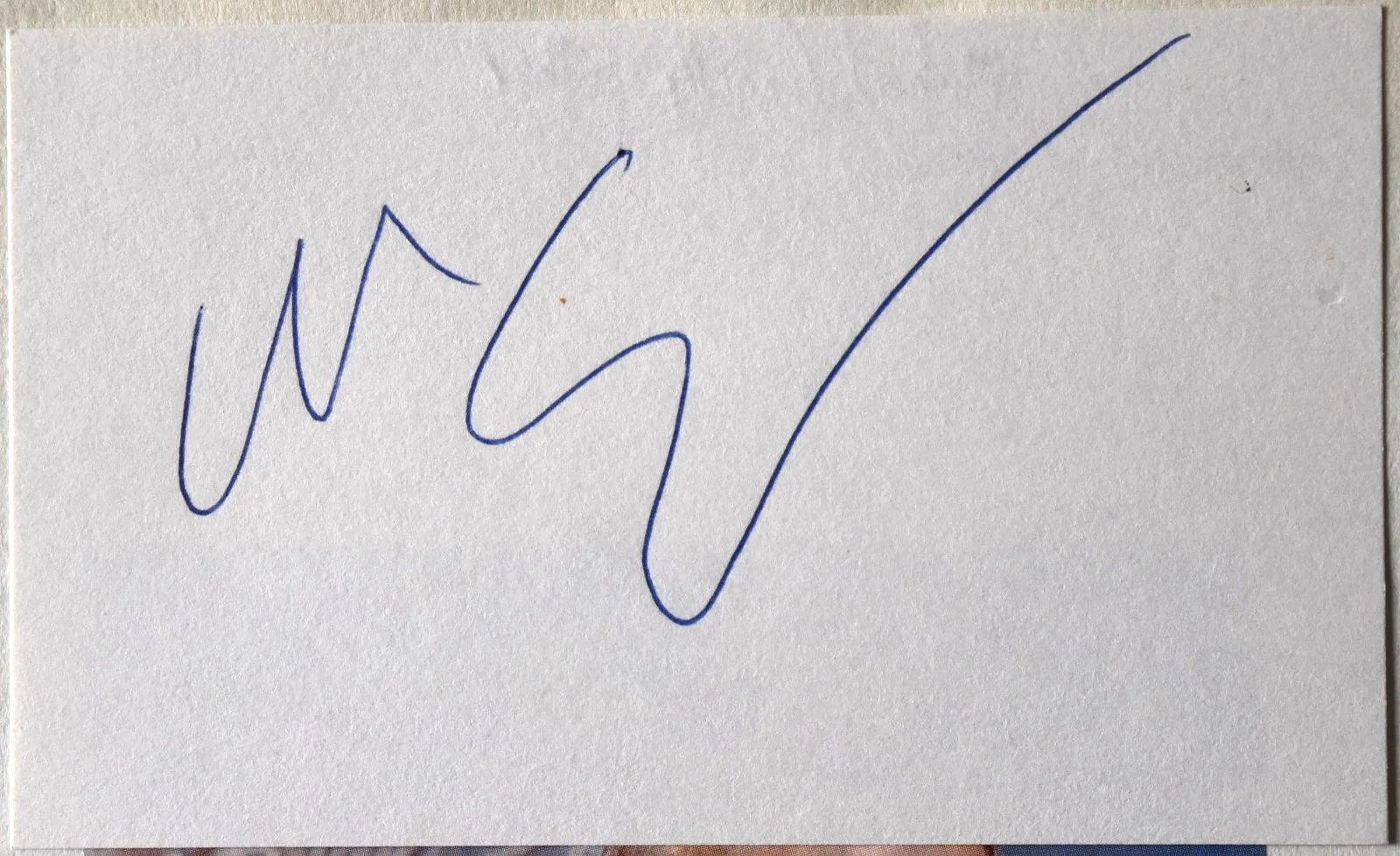 Michael Connelly Hand Signed Card, image 2