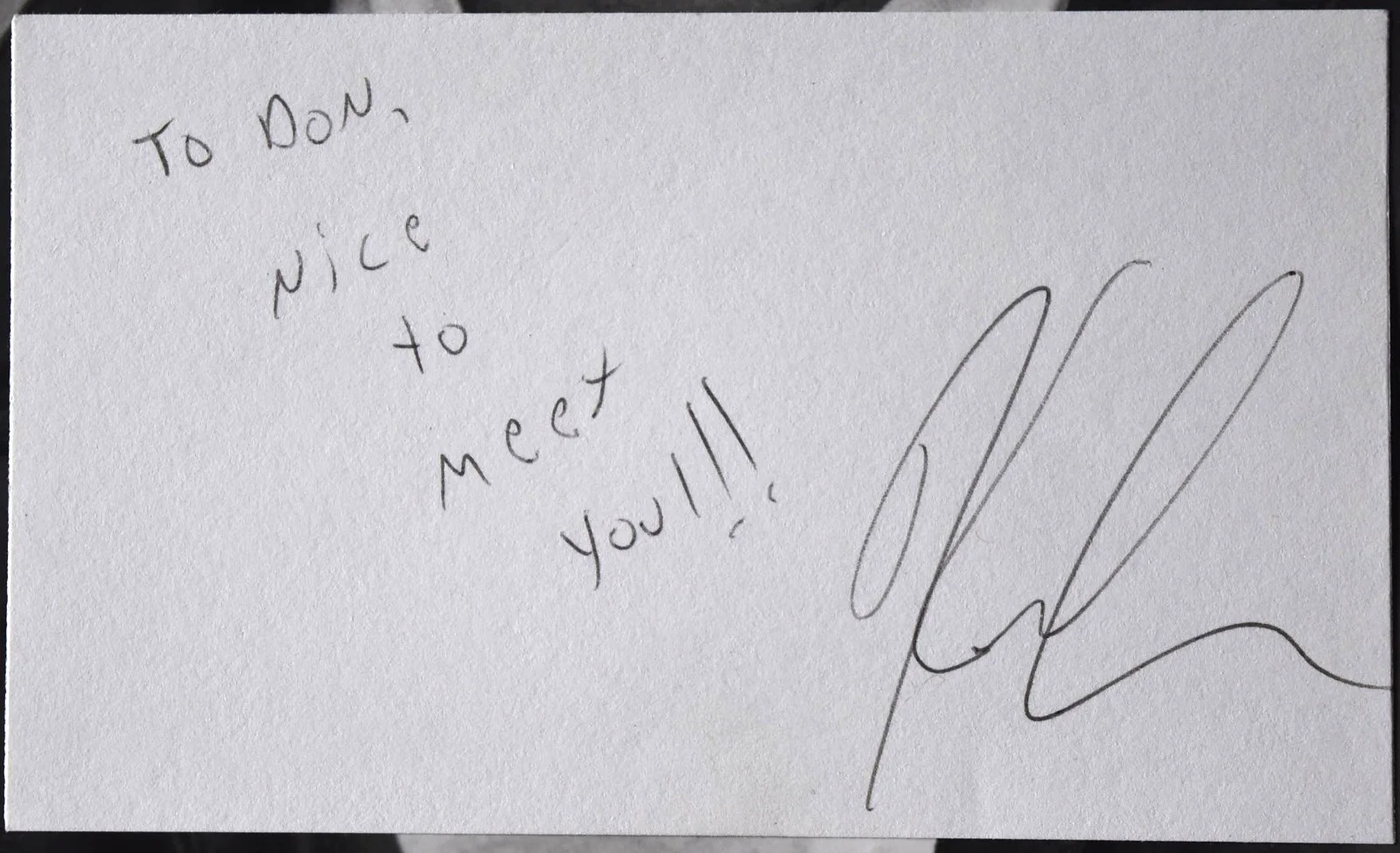 Kevin Connolly Hand Signed Card, image 2