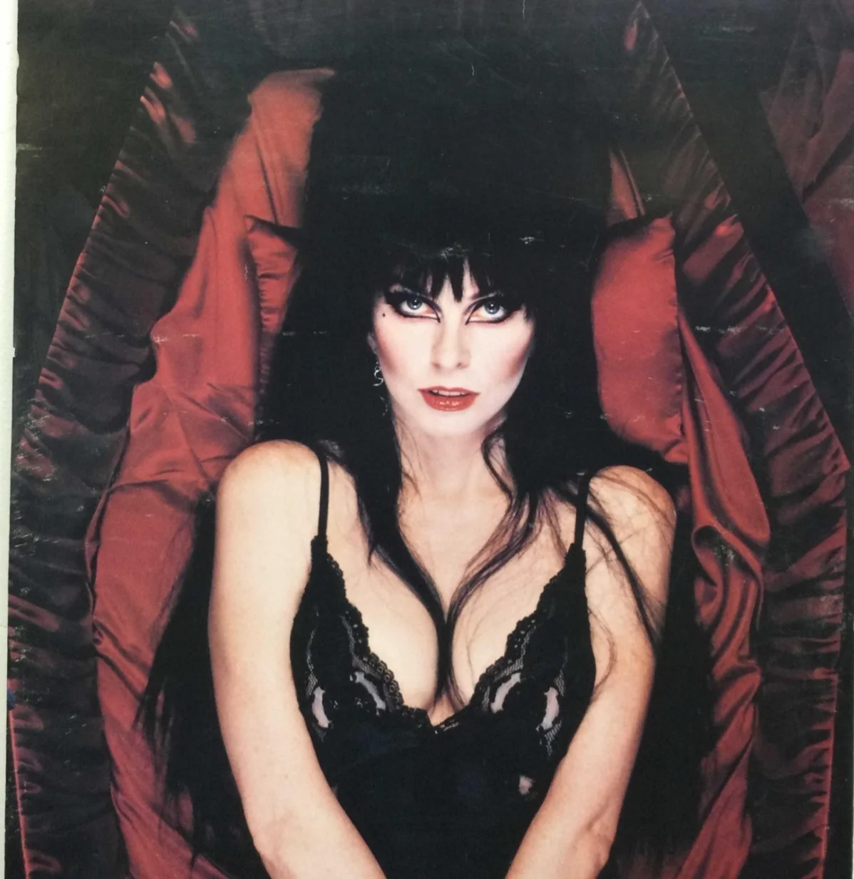 Elvira signed 4x6 index card, image 2