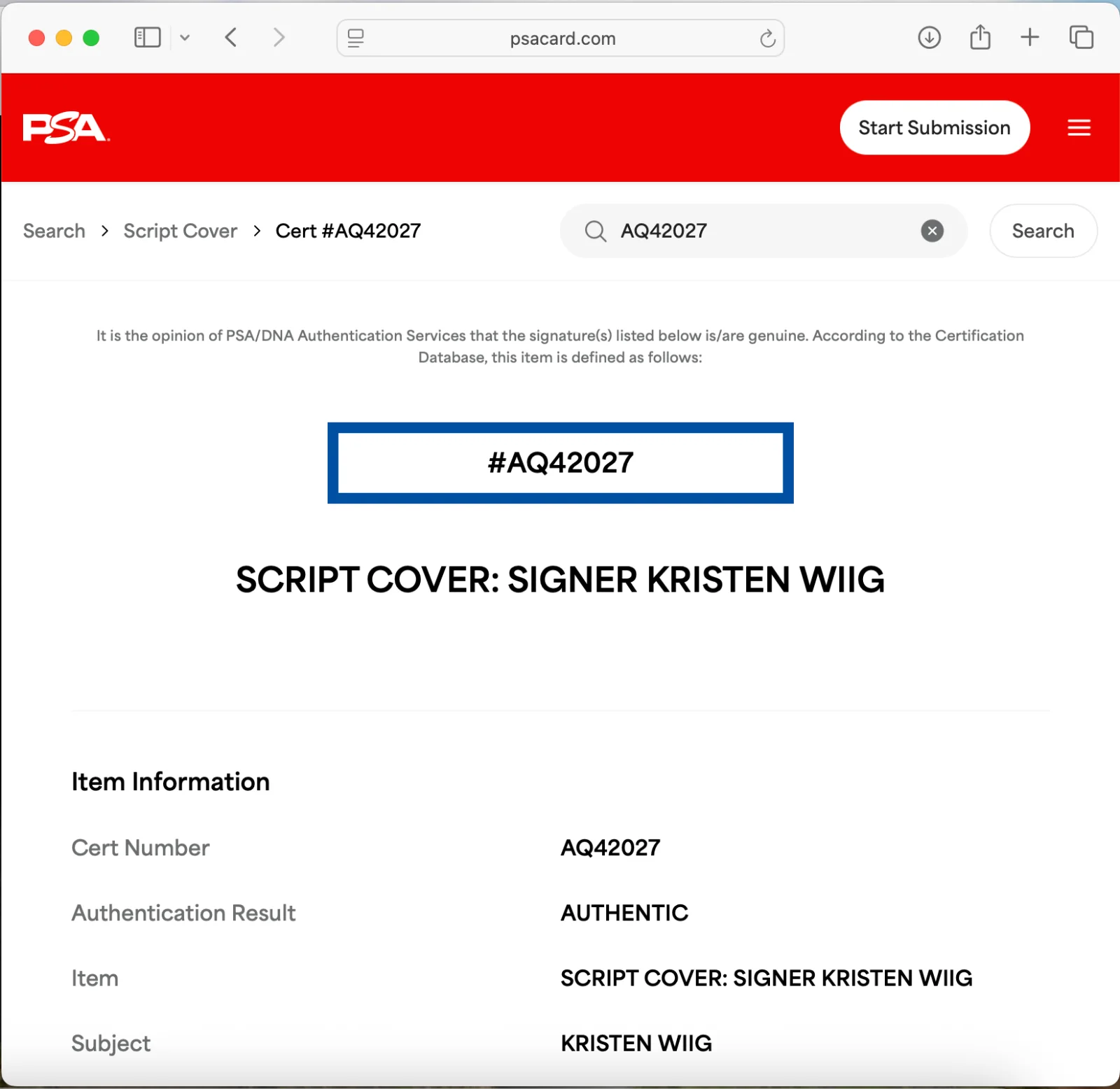 Kristen Wiig — KRISTEN WIIG SIGNED BRIDESMAIDS MOVIE SCRIPT FULL 109 PAGE PSA DNA AUTOGRAPH, изображение 3