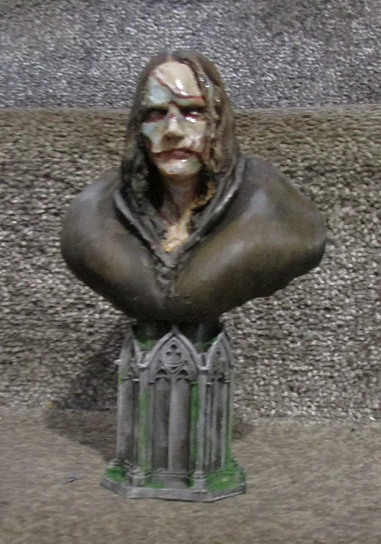 GUILLERMO DELTORO'S FRANKENSTEIN MONSTER 1/4 BUST/ STATUE FINISHED, image 2