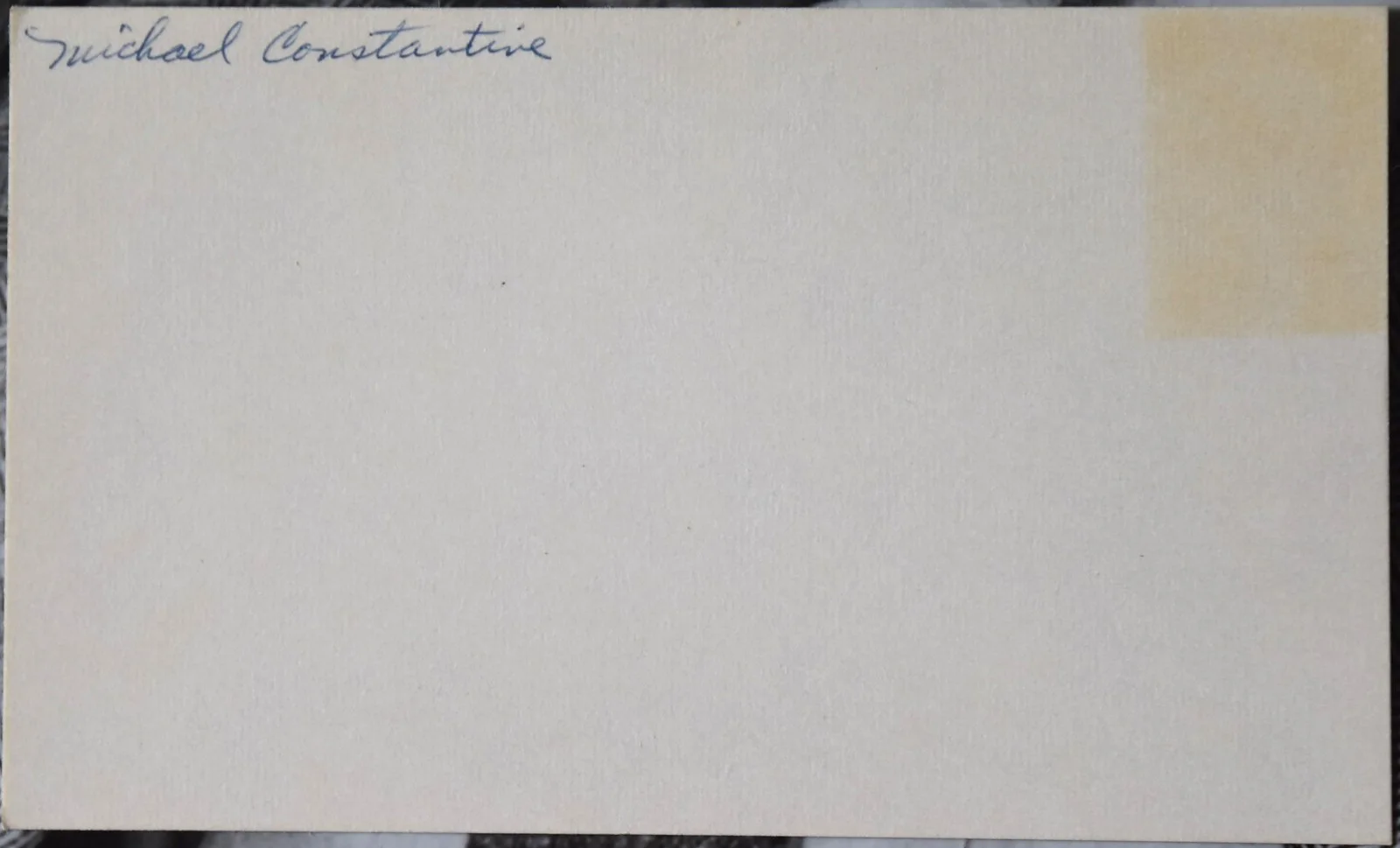 Michael Constantine Hand Signed Card, image 3