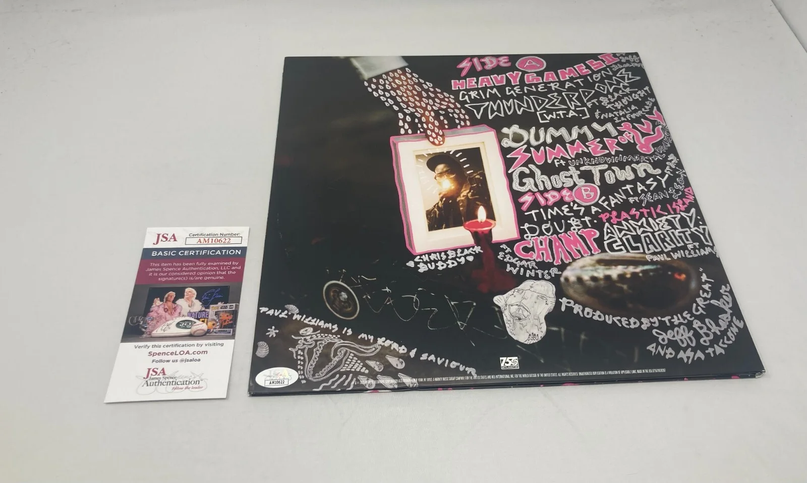 Portugal The Man signed Chris Black Changed My Life Album JSA COA, изображение 2