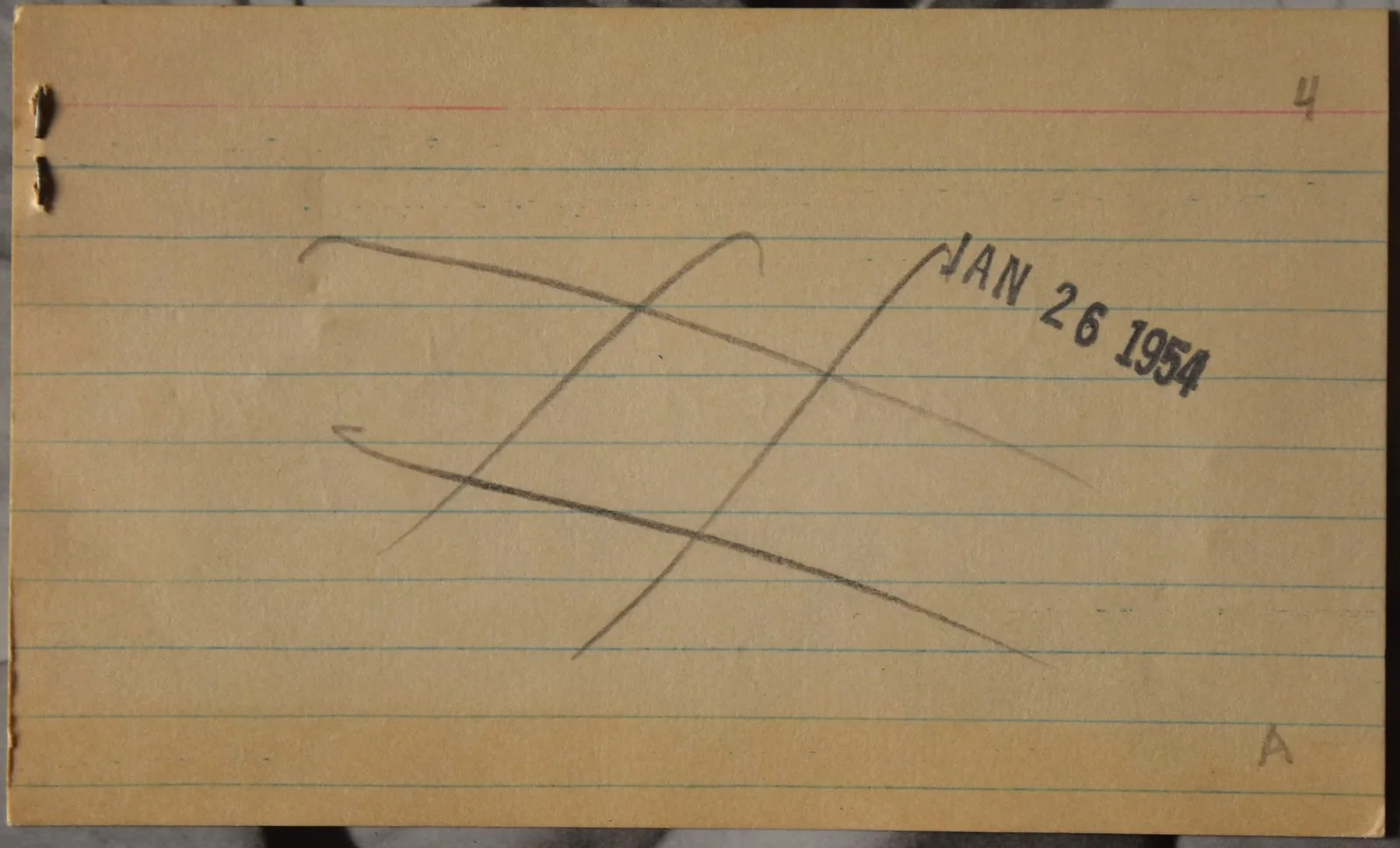 David Wayne Hand Signed Card, image 3