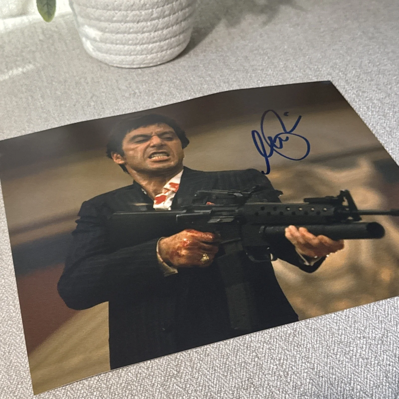AL PACINO — AL PACINO Signed (SCARFACE) 8x10" GENUINE Authentic Autograph w/COA & Hologram !, изображение 2