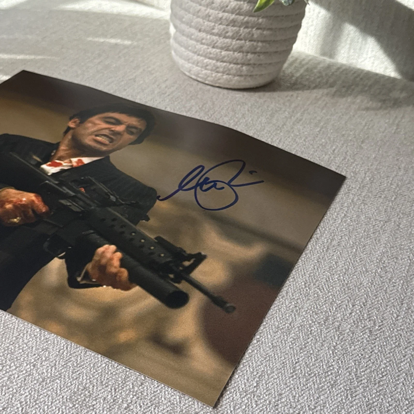 AL PACINO — AL PACINO Signed (SCARFACE) 8x10" GENUINE Authentic Autograph w/COA & Hologram !, изображение 3