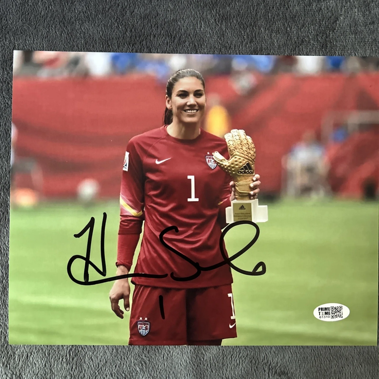 Hope Solo — Hope Solo Signed 8x10 Picture Autographed Photo with COA