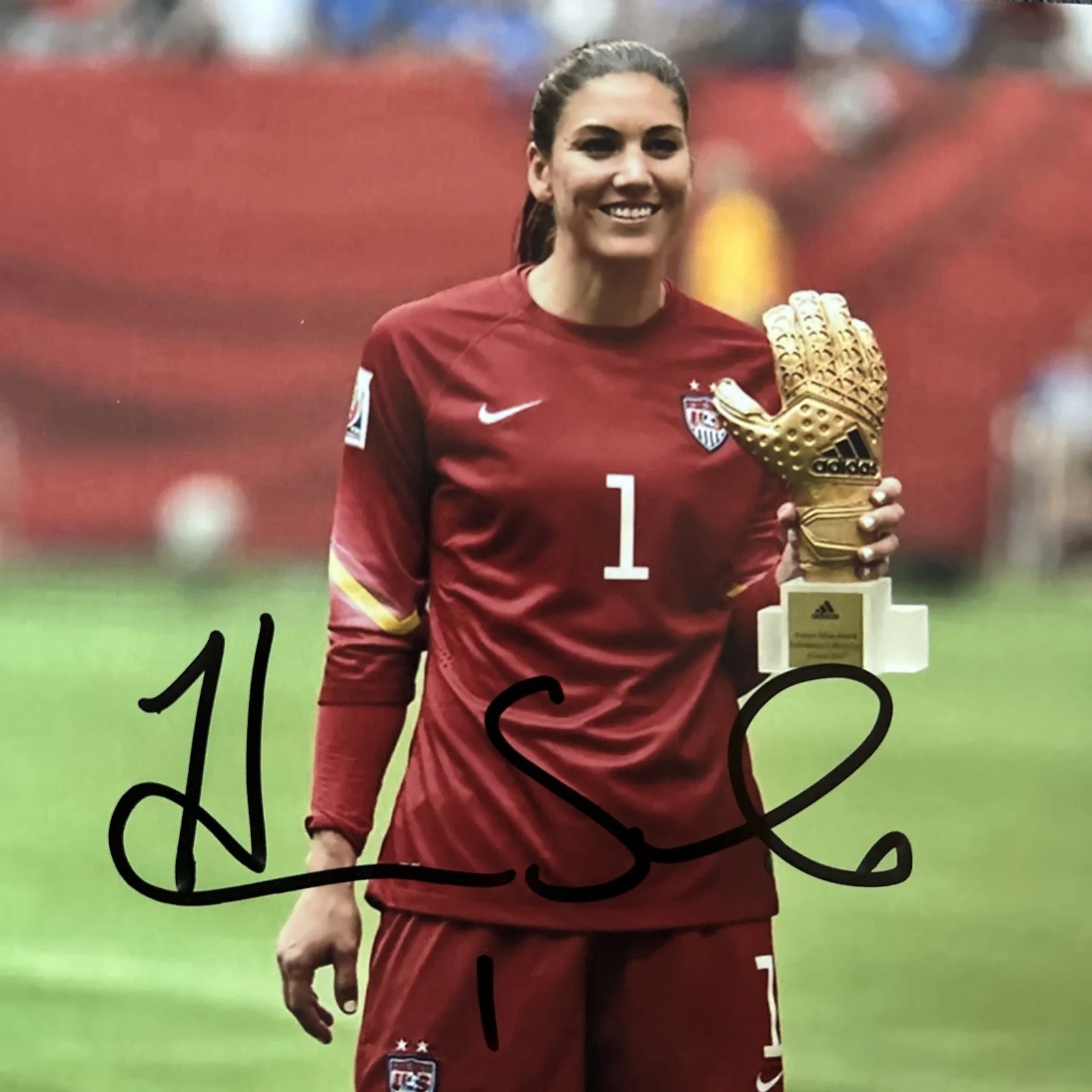 Hope Solo — Hope Solo Signed 8x10 Picture Autographed Photo with COA, изображение 2