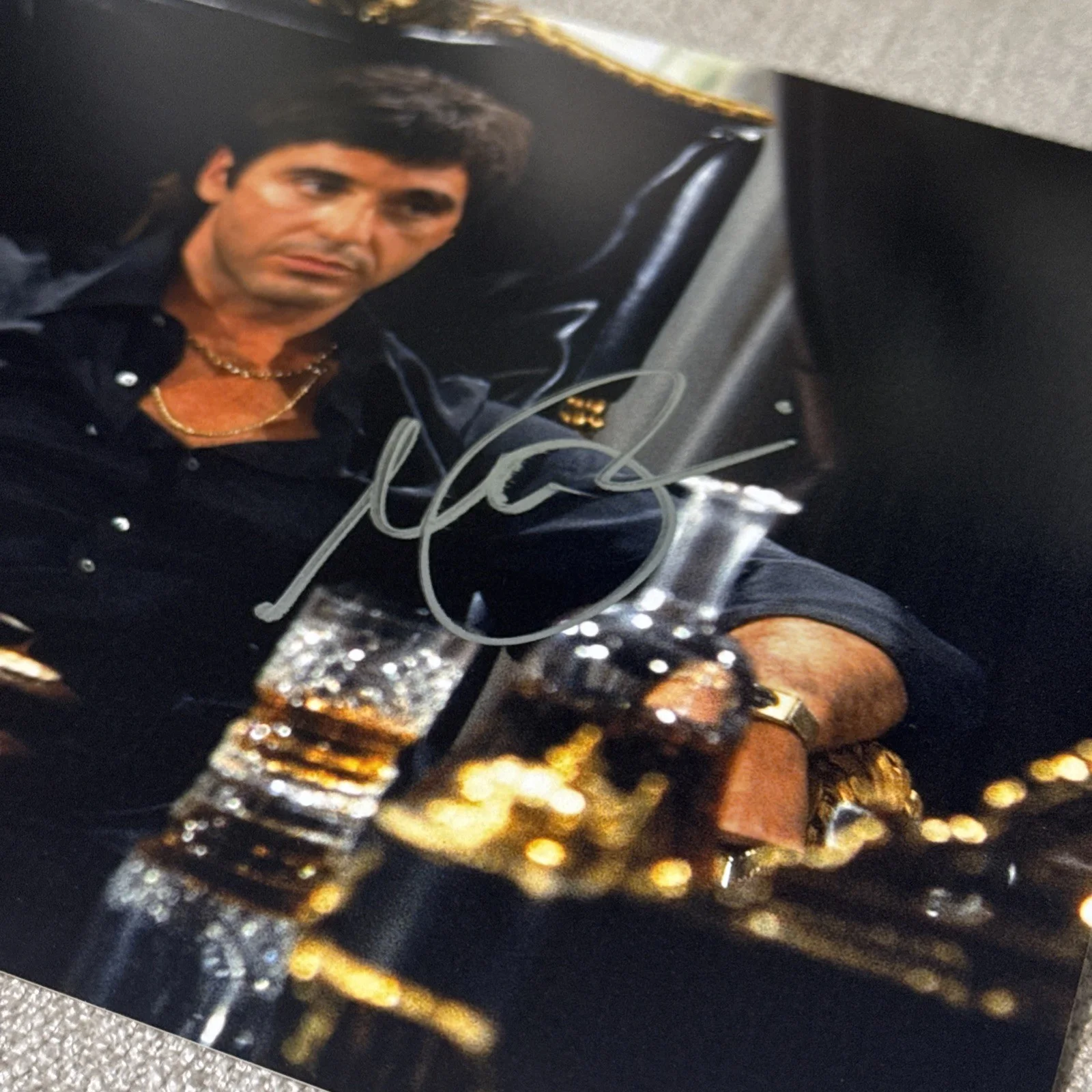 AL PACINO — AL PACINO Signed (SCARFACE) 8x10" GENUINE Authentic Autograph w/COA & Hologram !, изображение 4
