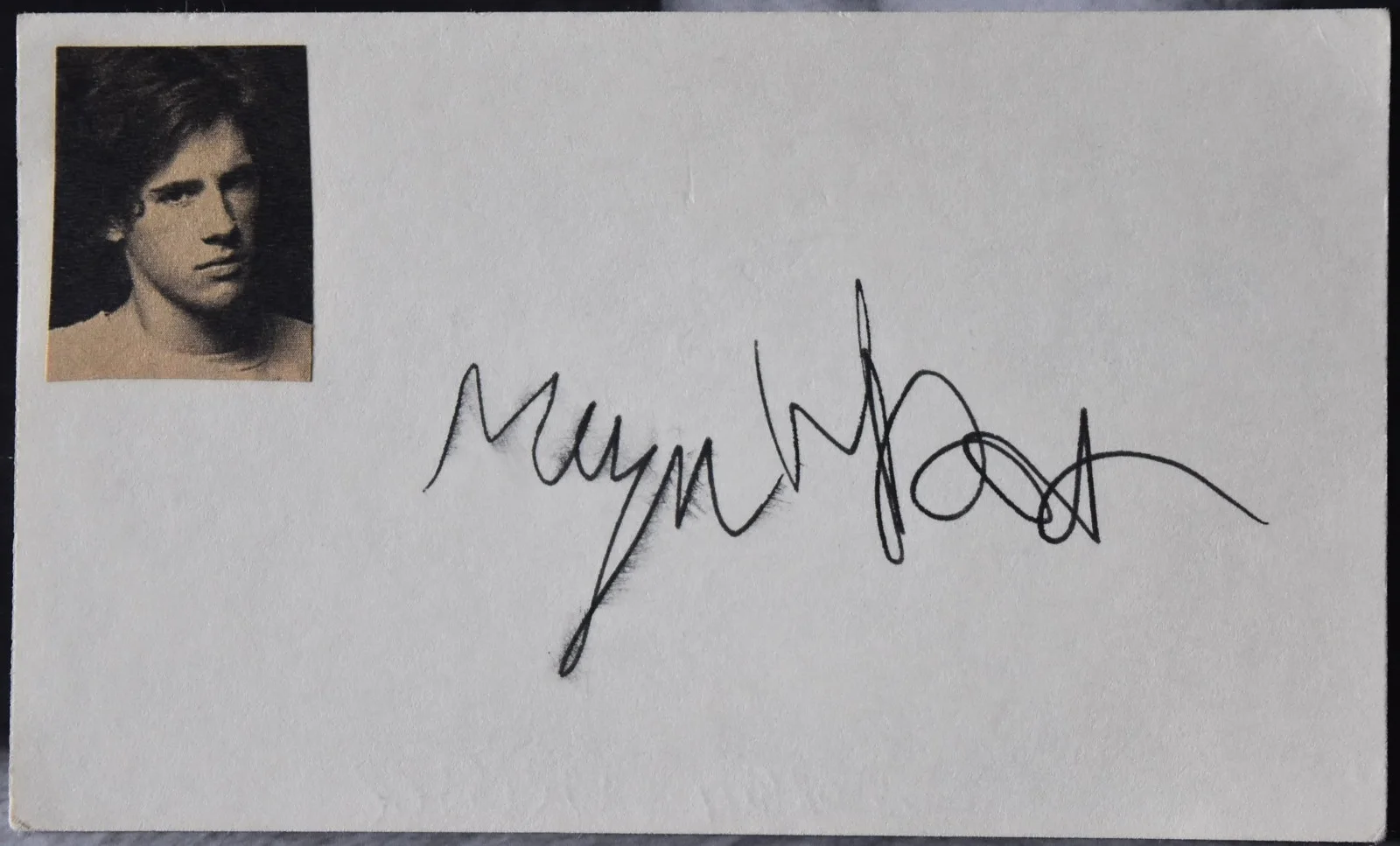 Morgan Weisser Hand Signed Card, image 2