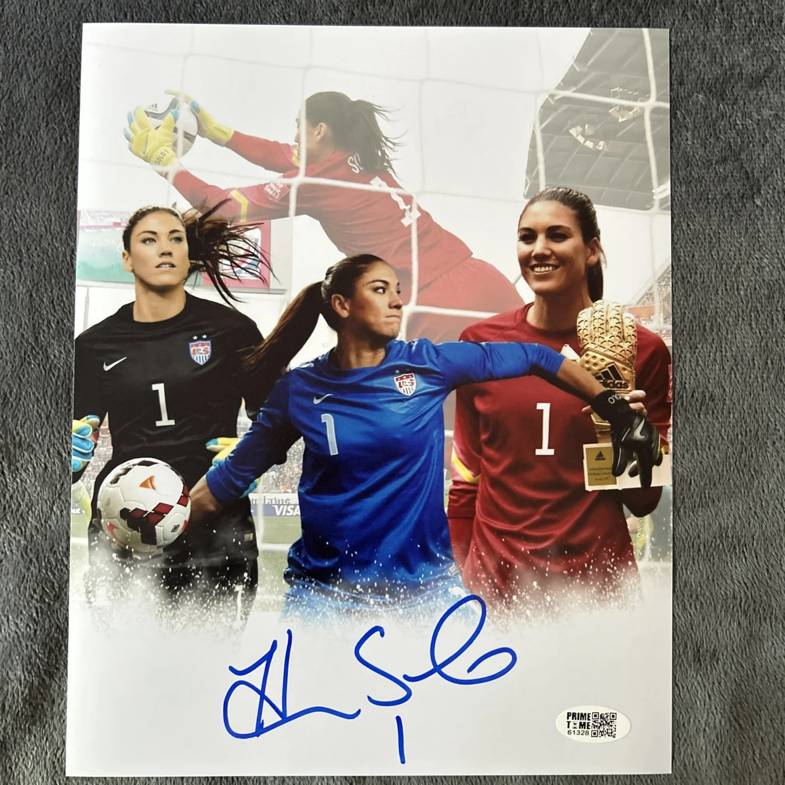 Hope Solo — Hope Solo Signed 8x10 Picture Autographed Photo with COA