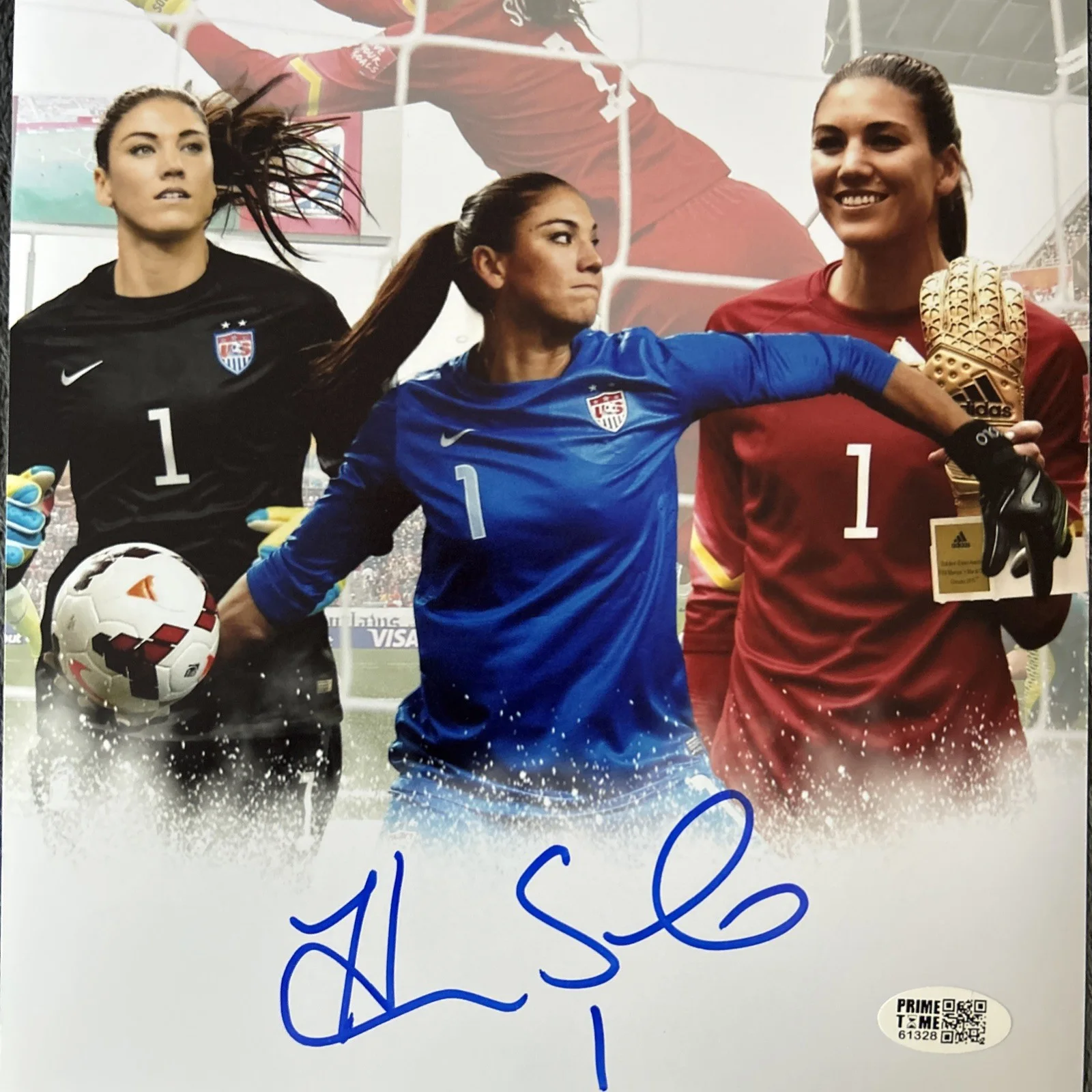 Hope Solo — Hope Solo Signed 8x10 Picture Autographed Photo with COA, изображение 2