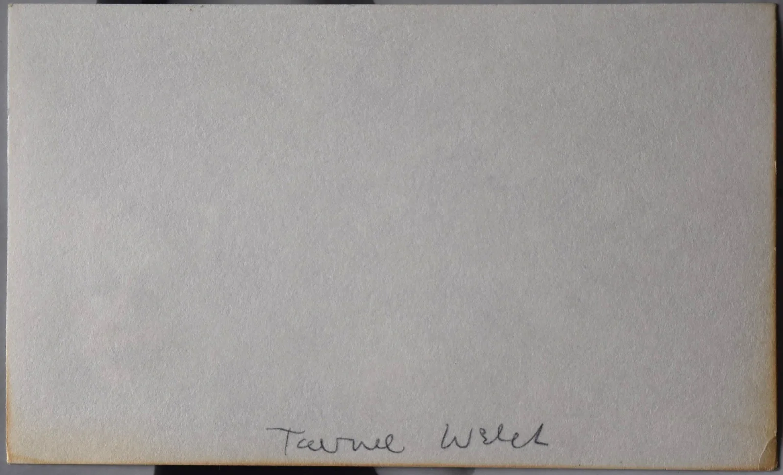 Tahnee Welch Hand Signed Card, image 3